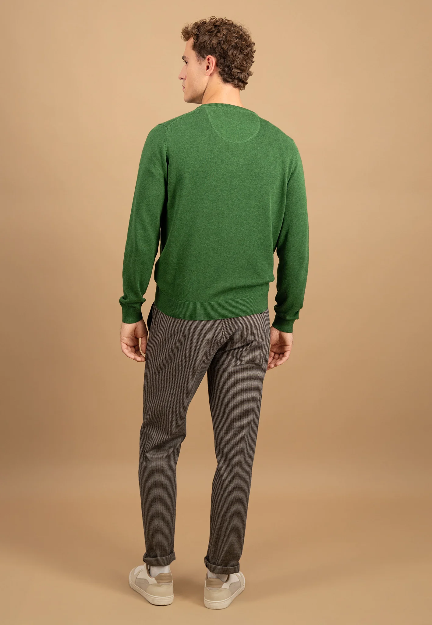 Feinstrickpullover aus Baumwolle mit Rundhalsausschnitt - Image 39