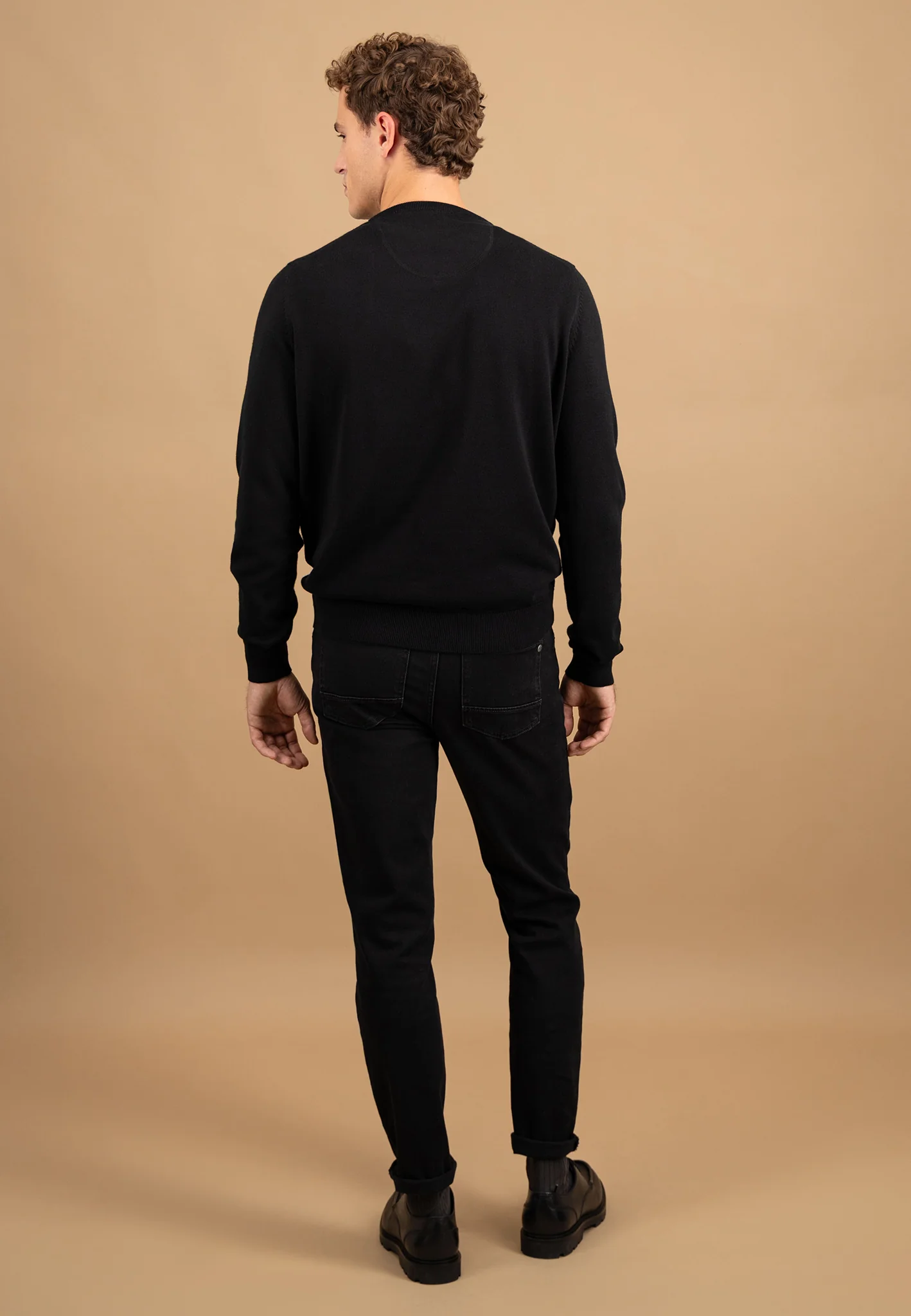 Feinstrickpullover aus Baumwolle mit Rundhalsausschnitt - Image 65