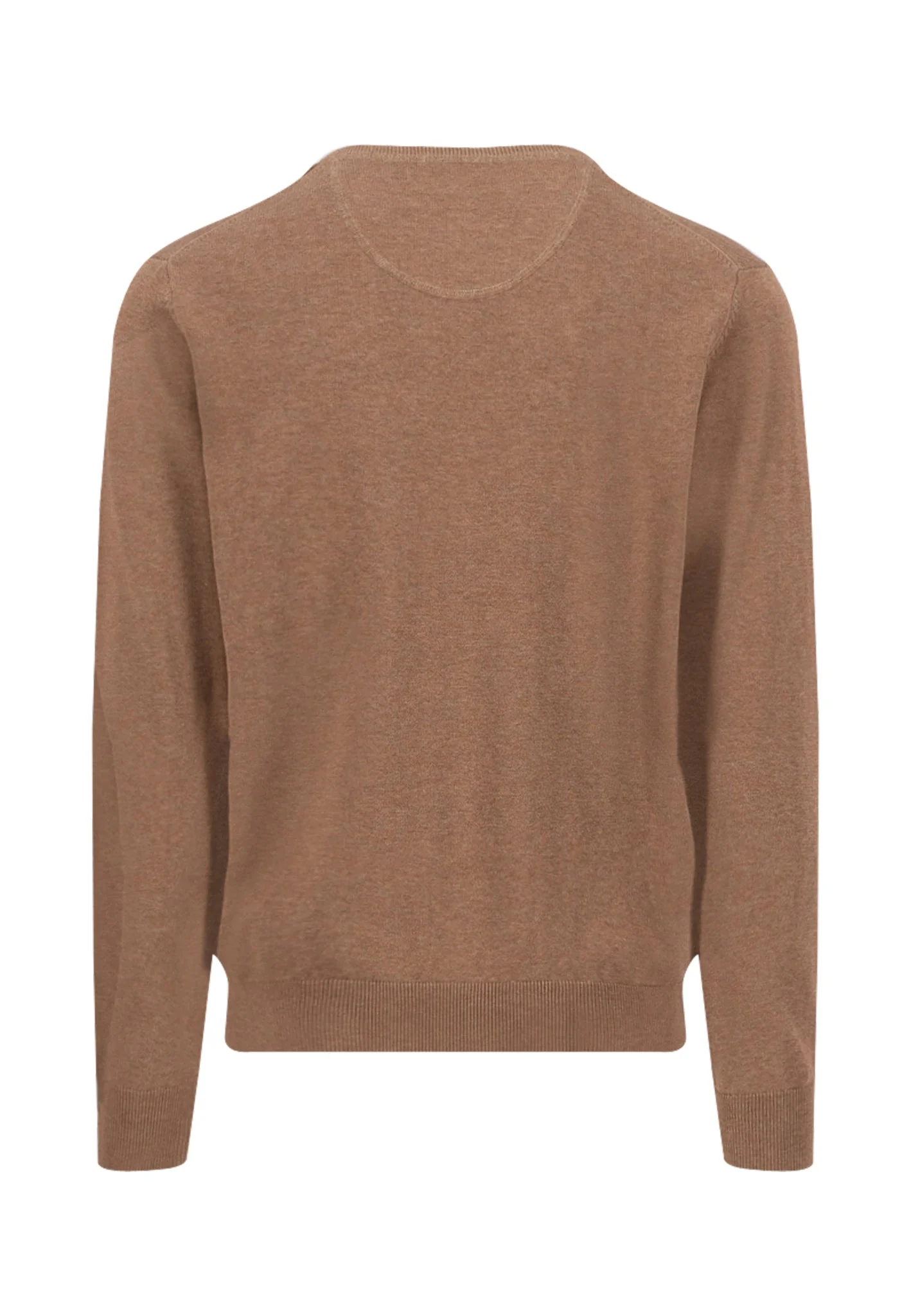 Feinstrickpullover aus reiner Baumwolle mit V-Ausschnitt - Image 10