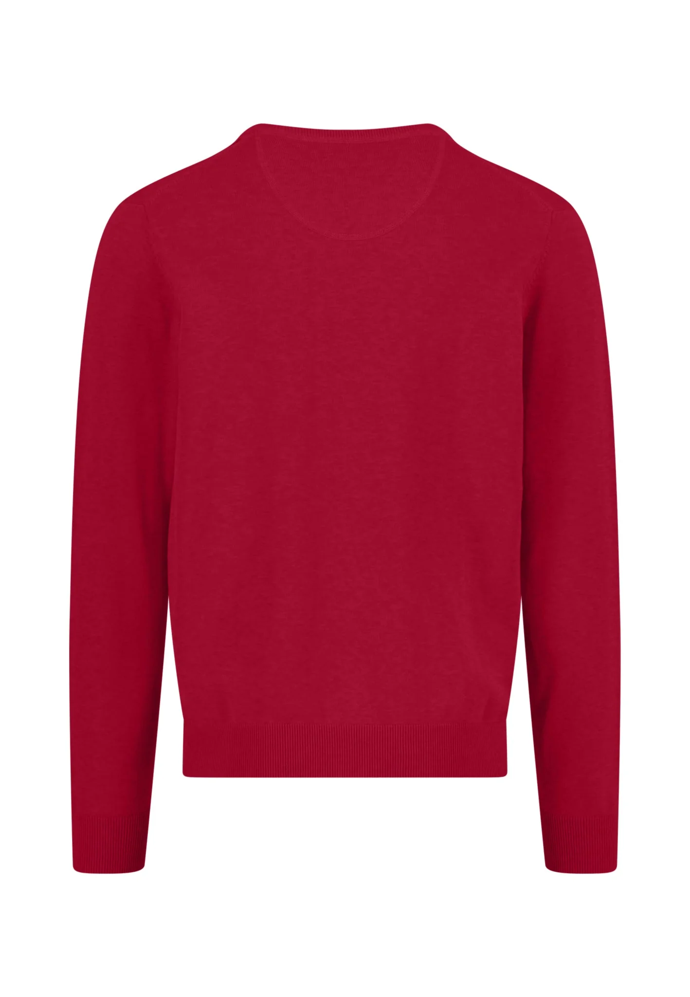 Feinstrickpullover aus reiner Baumwolle mit V-Ausschnitt - Image 15