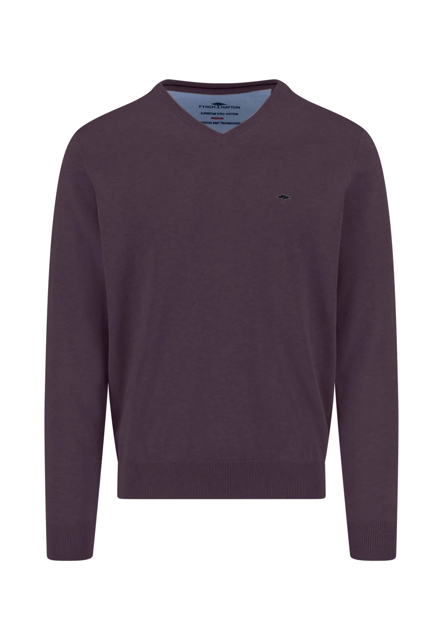 Feinstrickpullover aus reiner Baumwolle mit V-Ausschnitt - Image 19