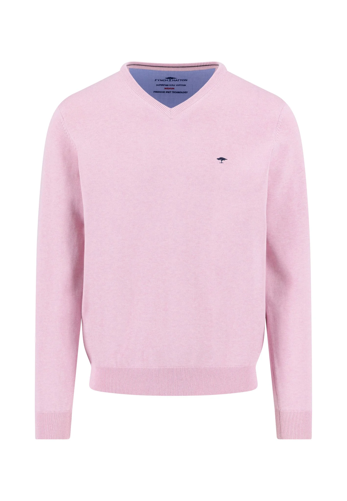 Feinstrickpullover aus reiner Baumwolle mit V-Ausschnitt - Image 34