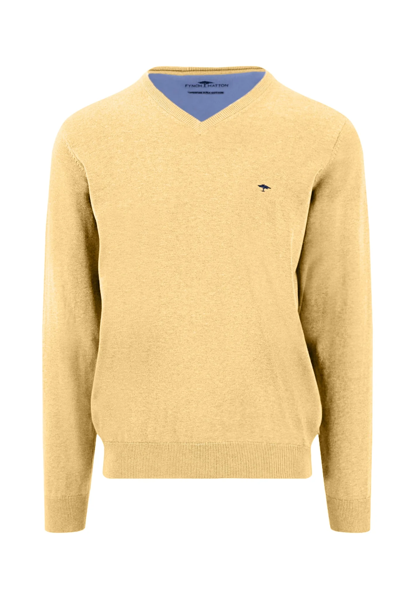 Feinstrickpullover aus reiner Baumwolle mit V-Ausschnitt - Image 39