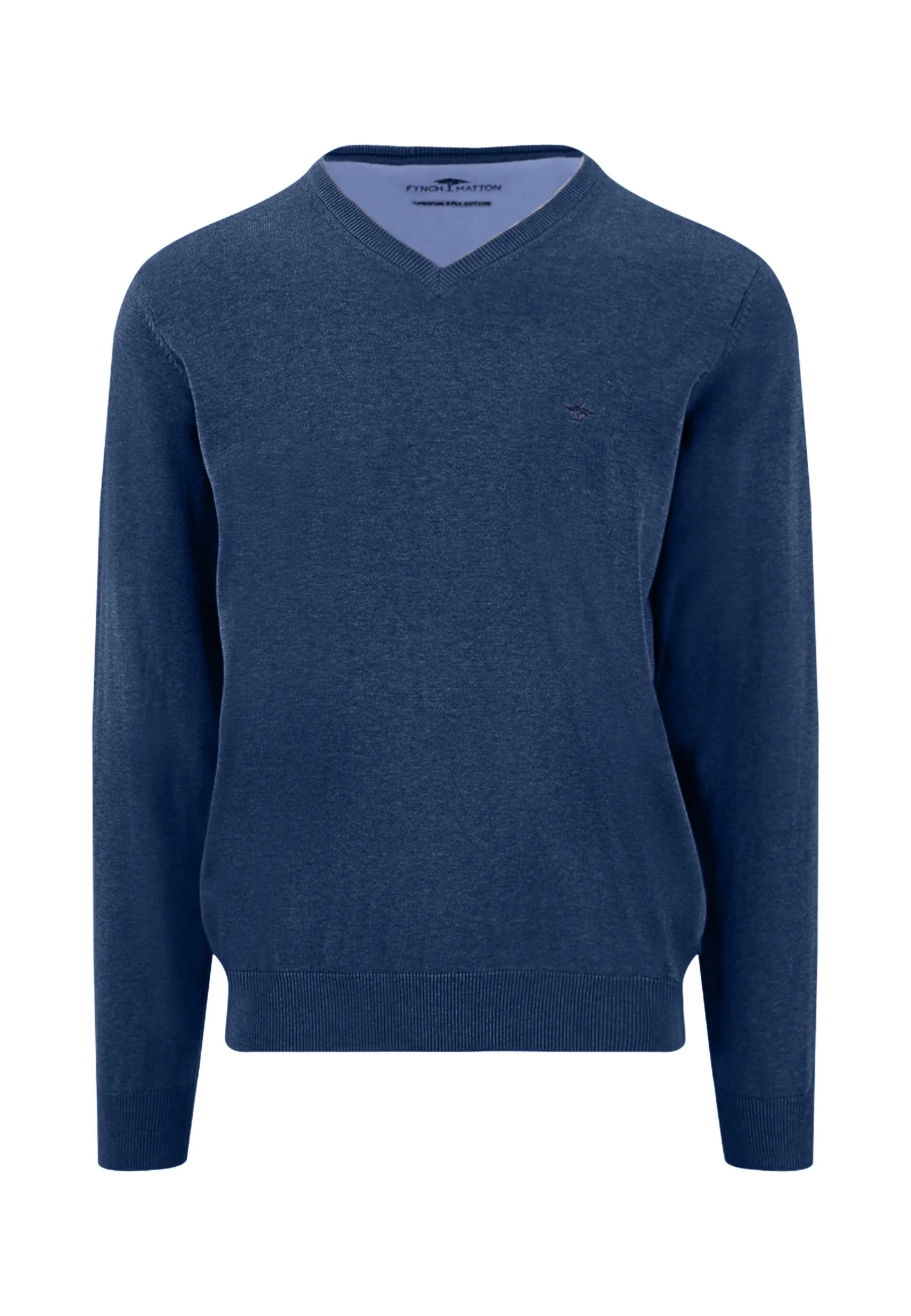 Feinstrickpullover aus reiner Baumwolle mit V-Ausschnitt - Image 49