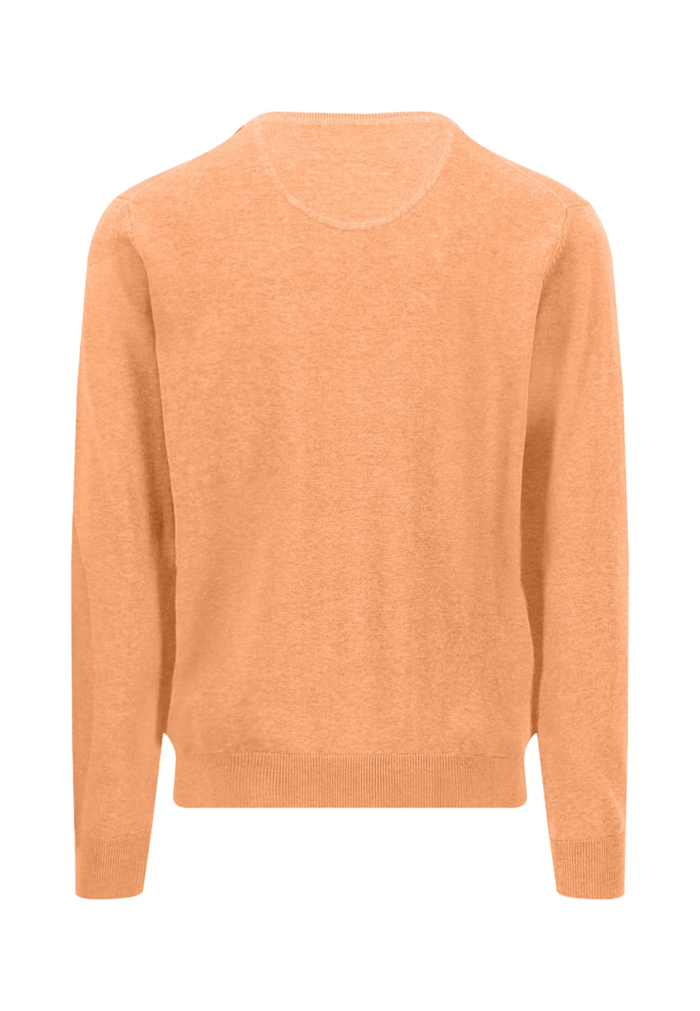 Feinstrickpullover aus reiner Baumwolle mit V-Ausschnitt - Image 5