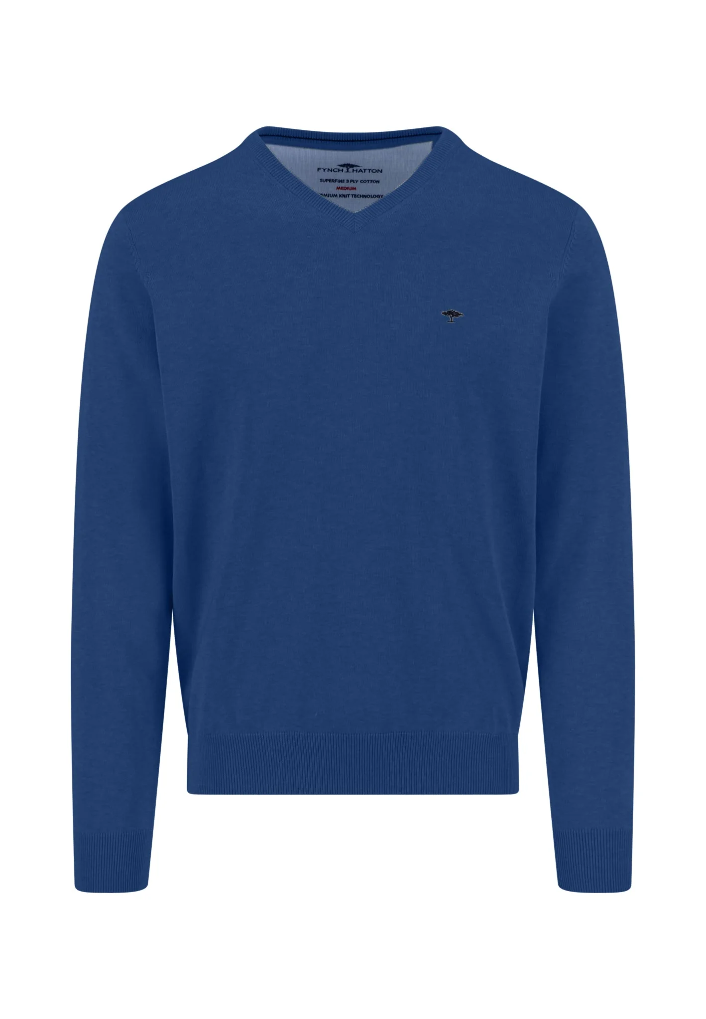 Feinstrickpullover aus reiner Baumwolle mit V-Ausschnitt - Image 54
