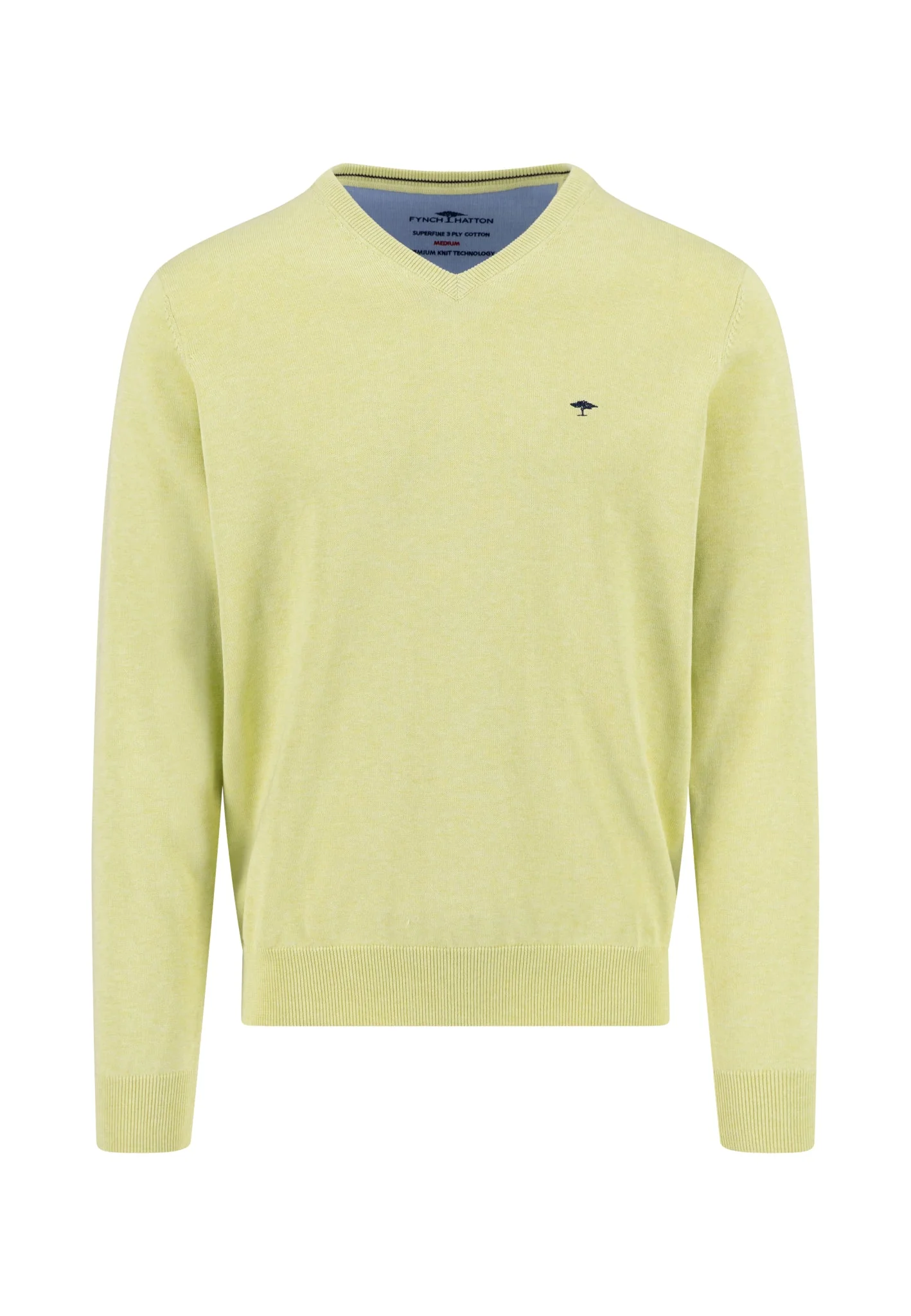 Feinstrickpullover aus reiner Baumwolle mit V-Ausschnitt - Image 64