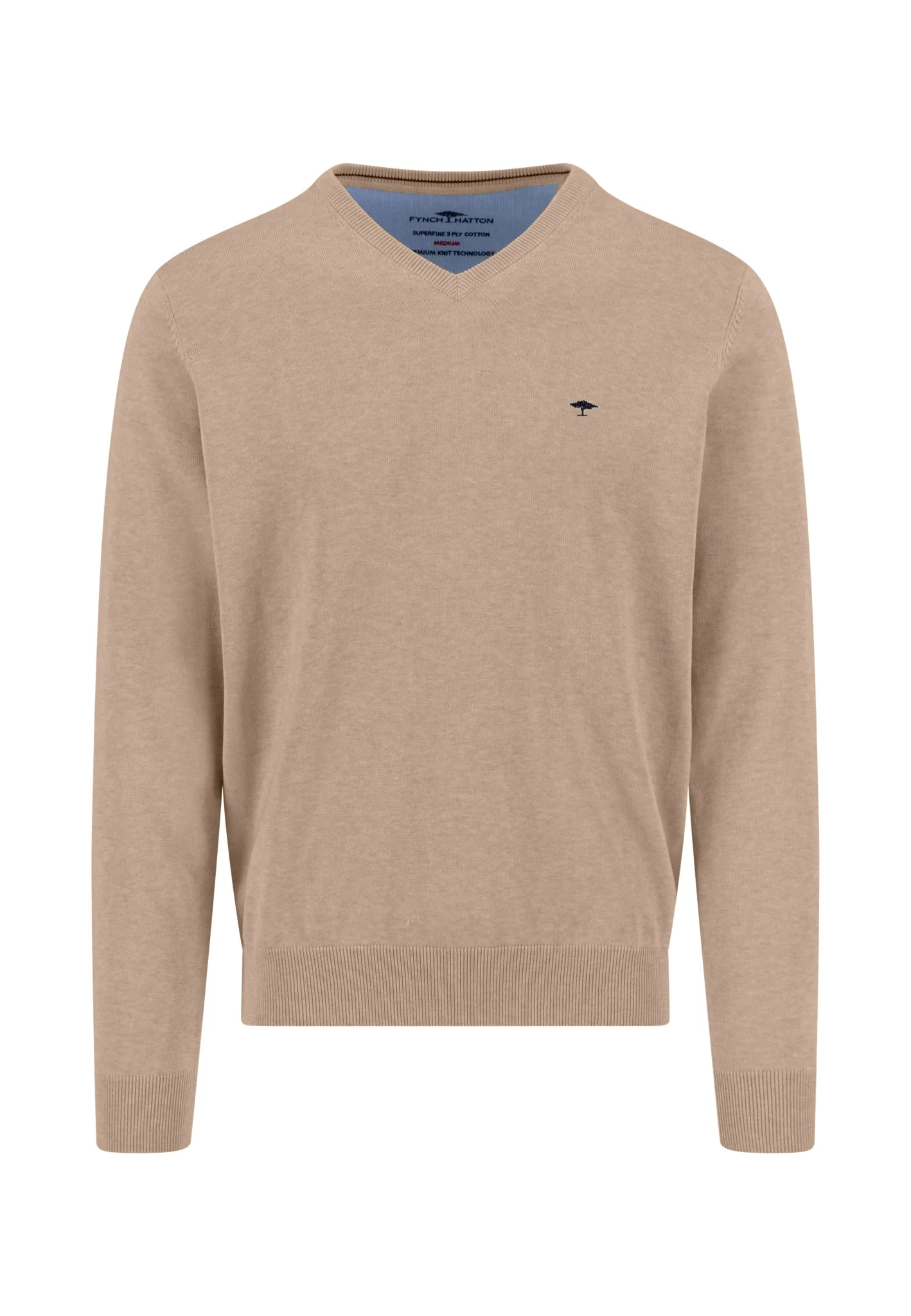 Feinstrickpullover aus reiner Baumwolle mit V-Ausschnitt - Image 84