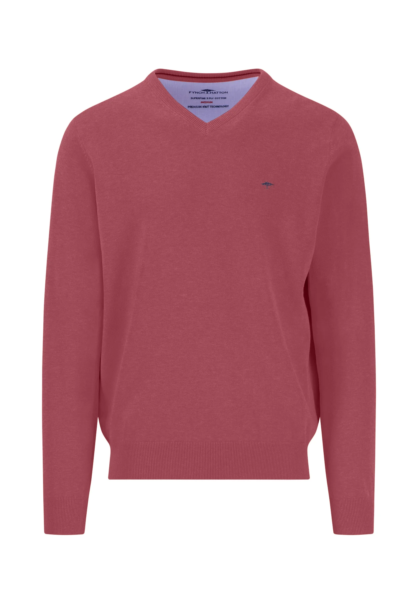 Feinstrickpullover mit V-Ausschnitt im Casual-Fit - Image 3