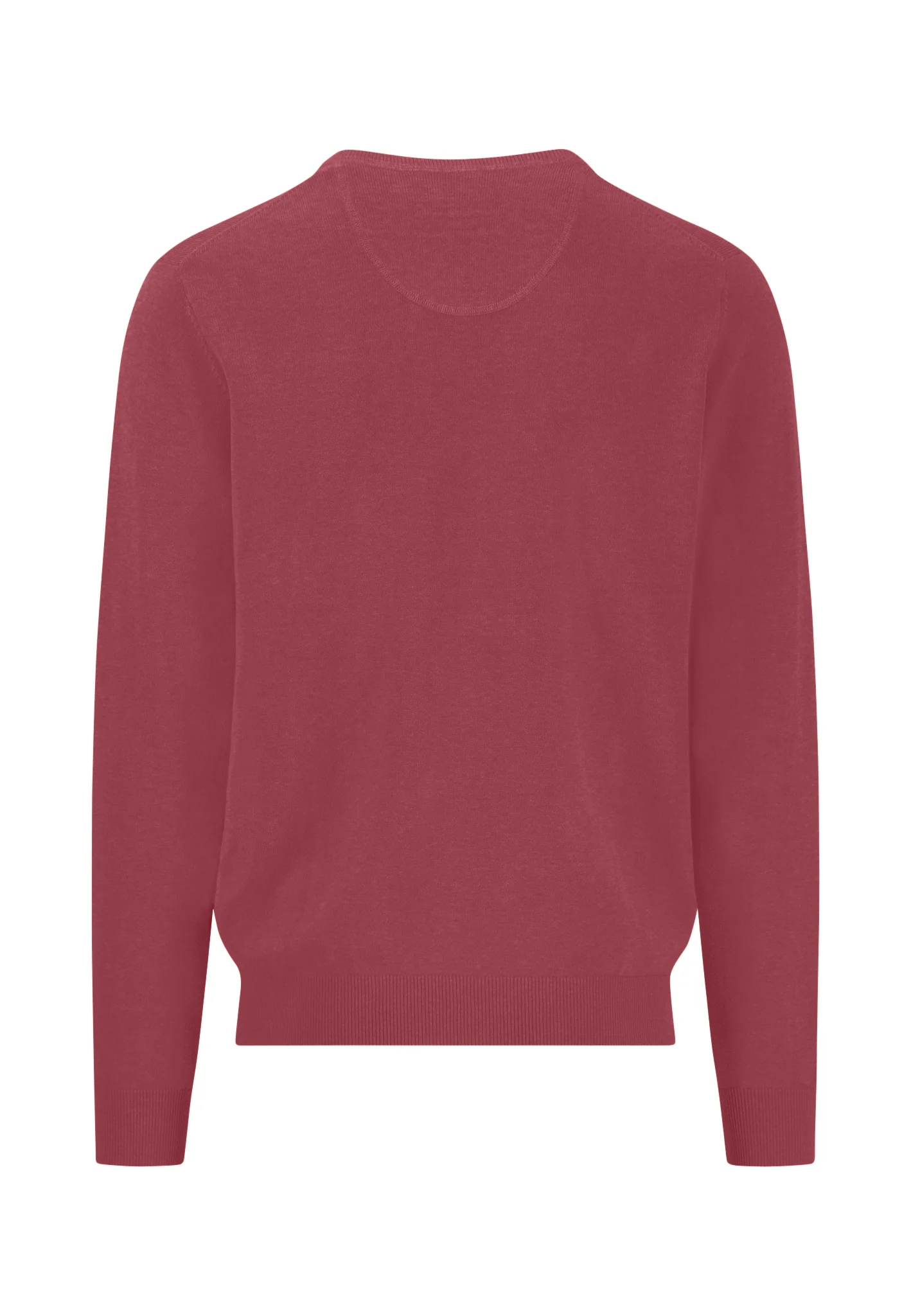 Feinstrickpullover mit V-Ausschnitt im Casual-Fit - Image 4
