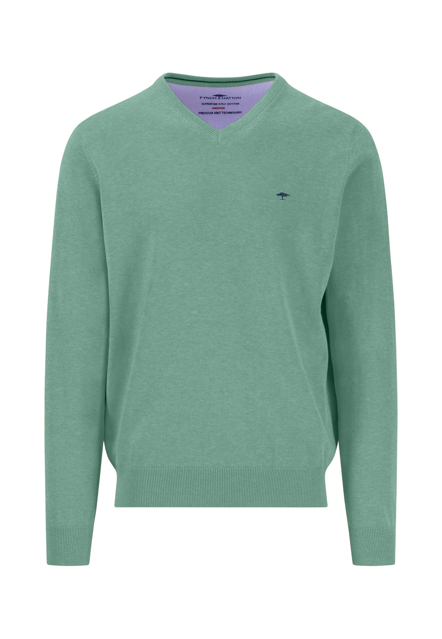 Feinstrickpullover mit V-Ausschnitt im Casual-Fit - Image 7