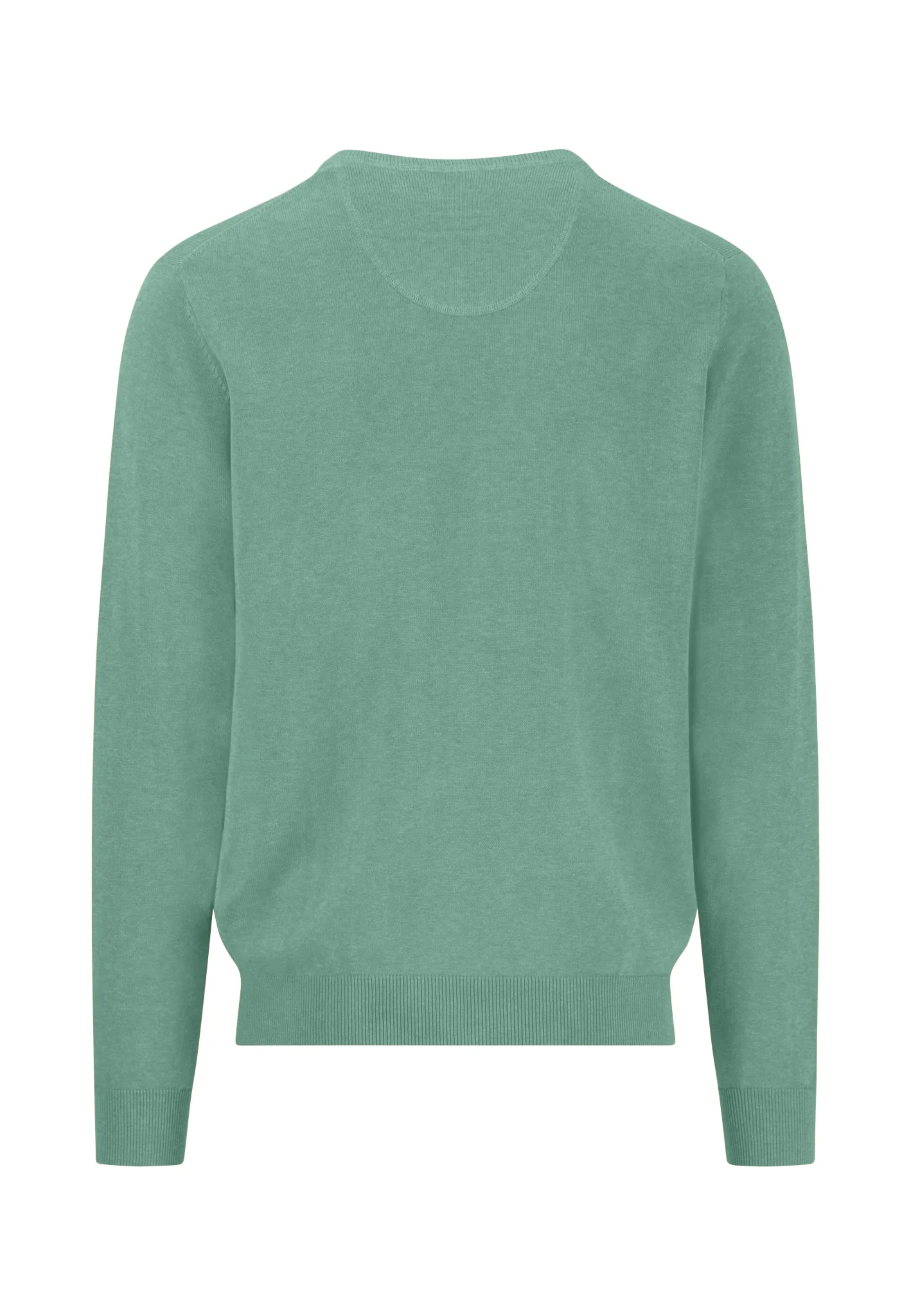 Feinstrickpullover mit V-Ausschnitt im Casual-Fit - Image 8