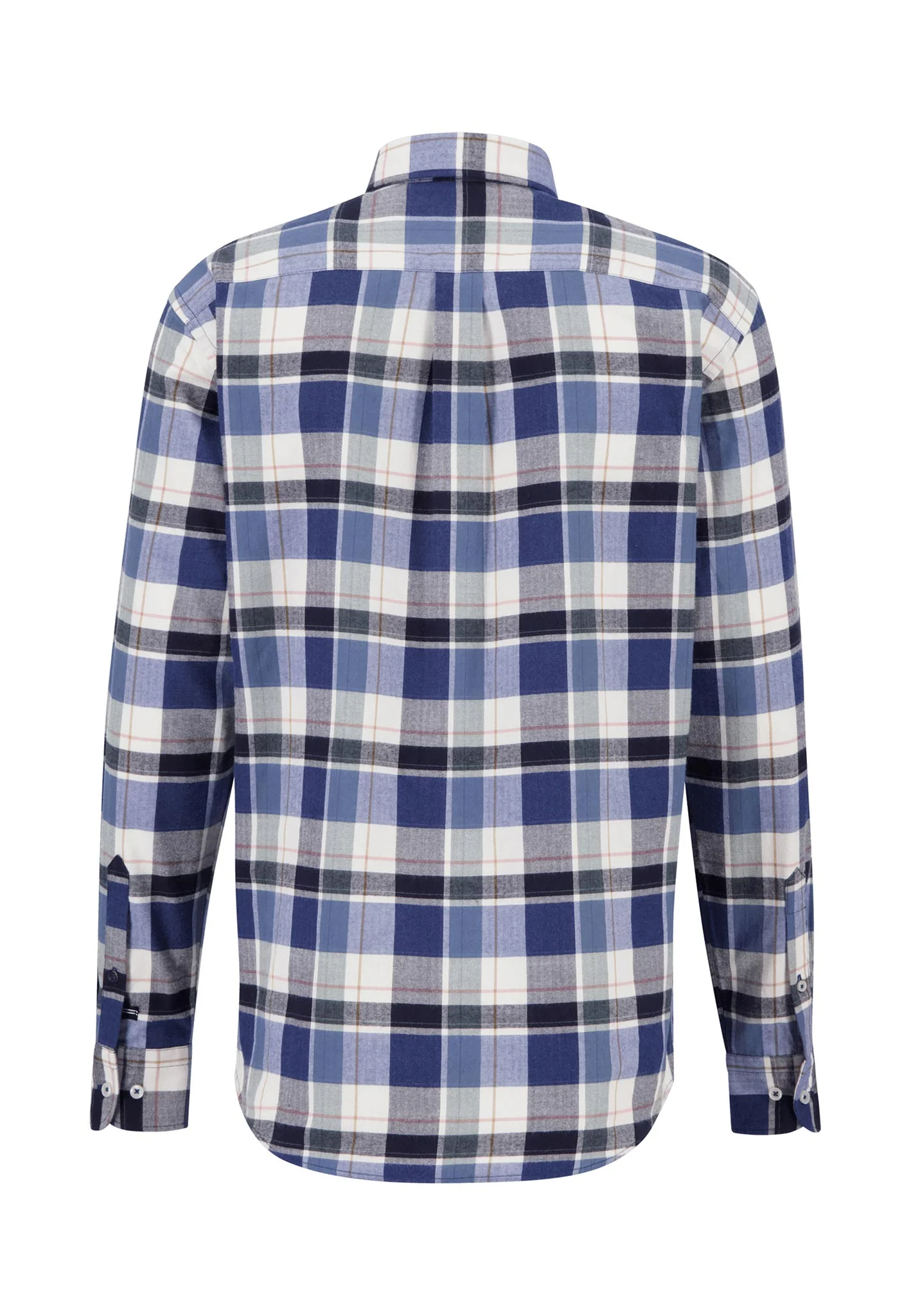 Flanellhemd aus Baumwolle mit Karomuster und Button-Down-Kragen - Image 2