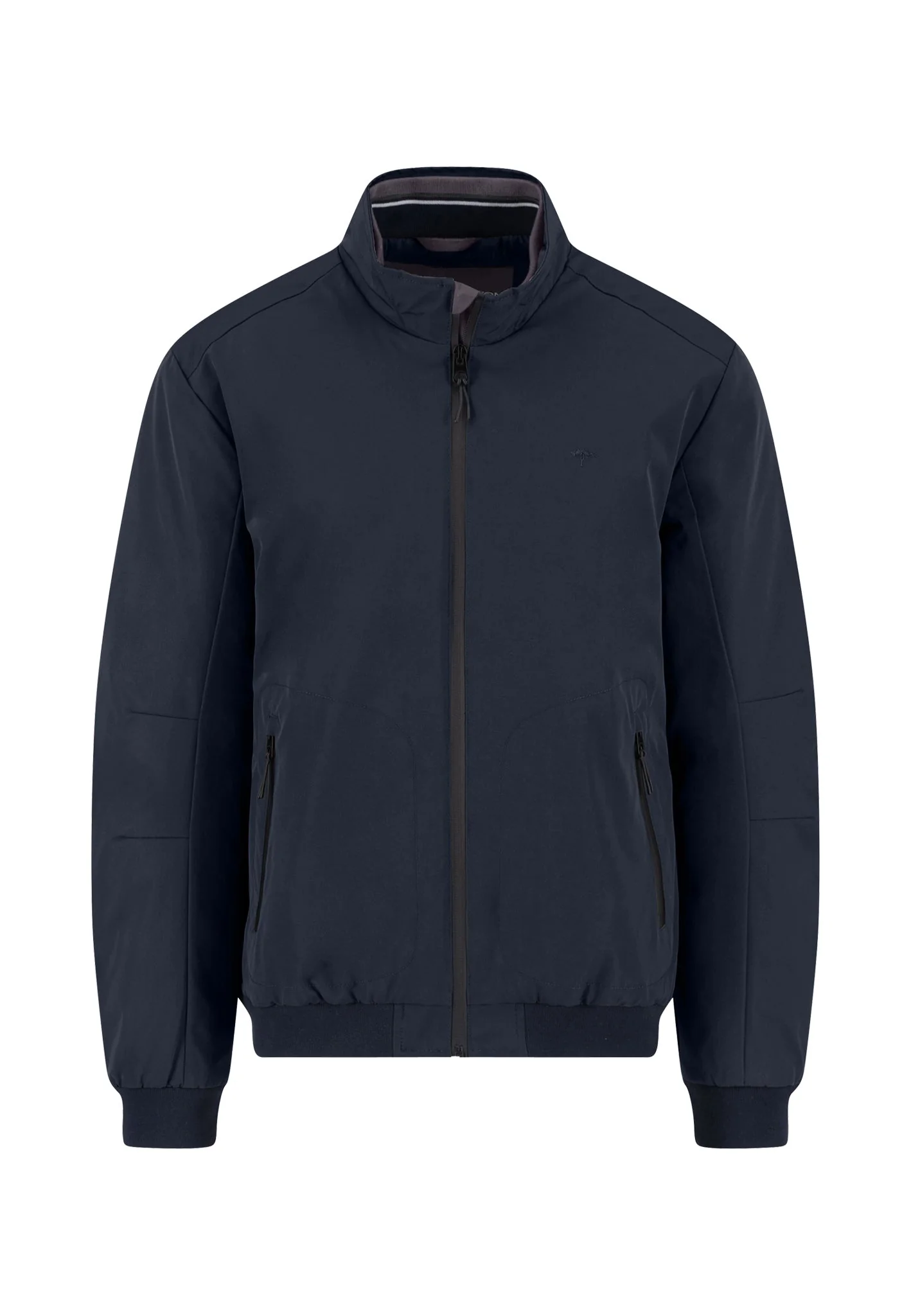 Funktionsjacke mit Stehkragen und Reißverschlusstaschen