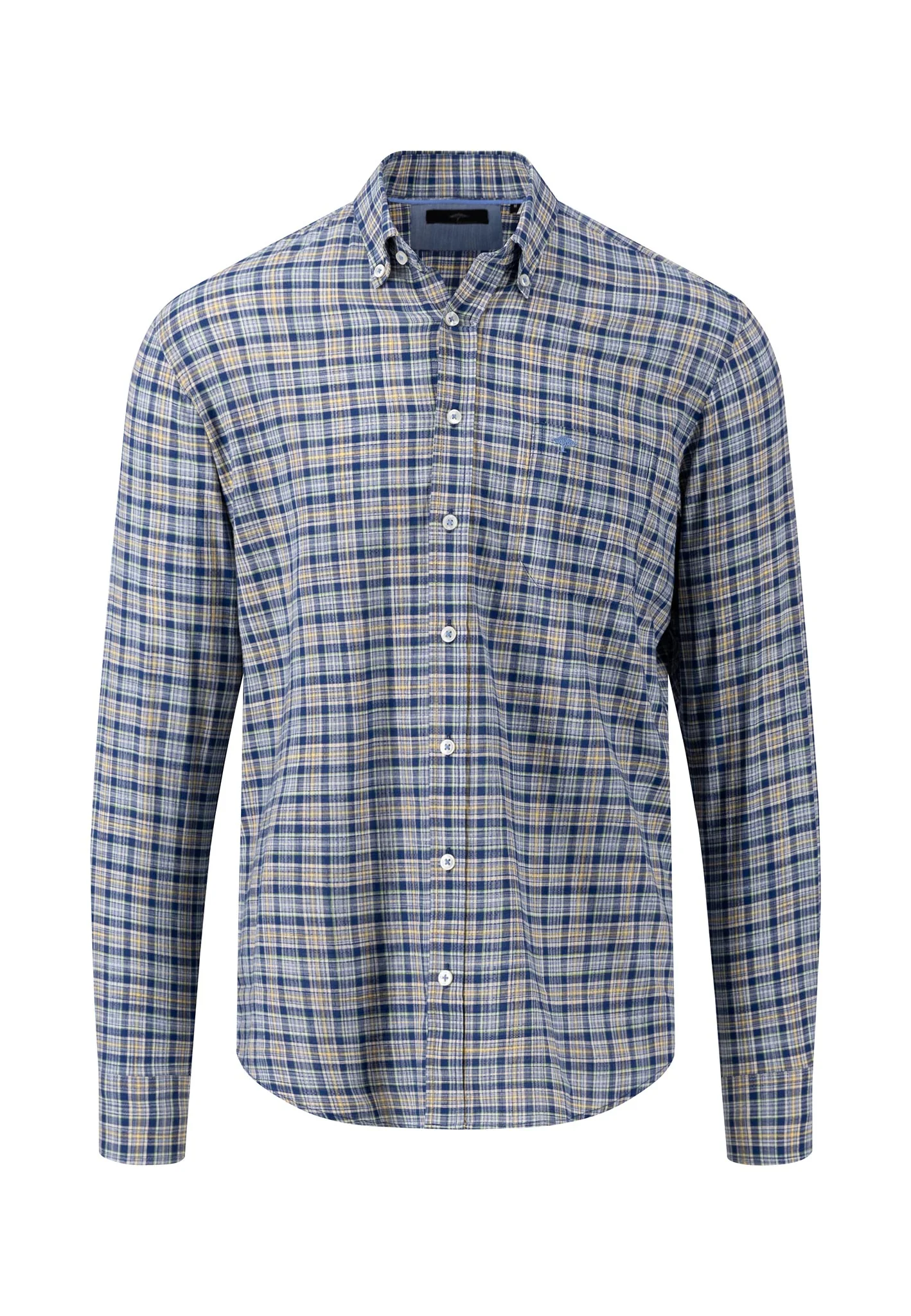 Gemustertes Hemd mit Button-Down-Kragen - Image 7