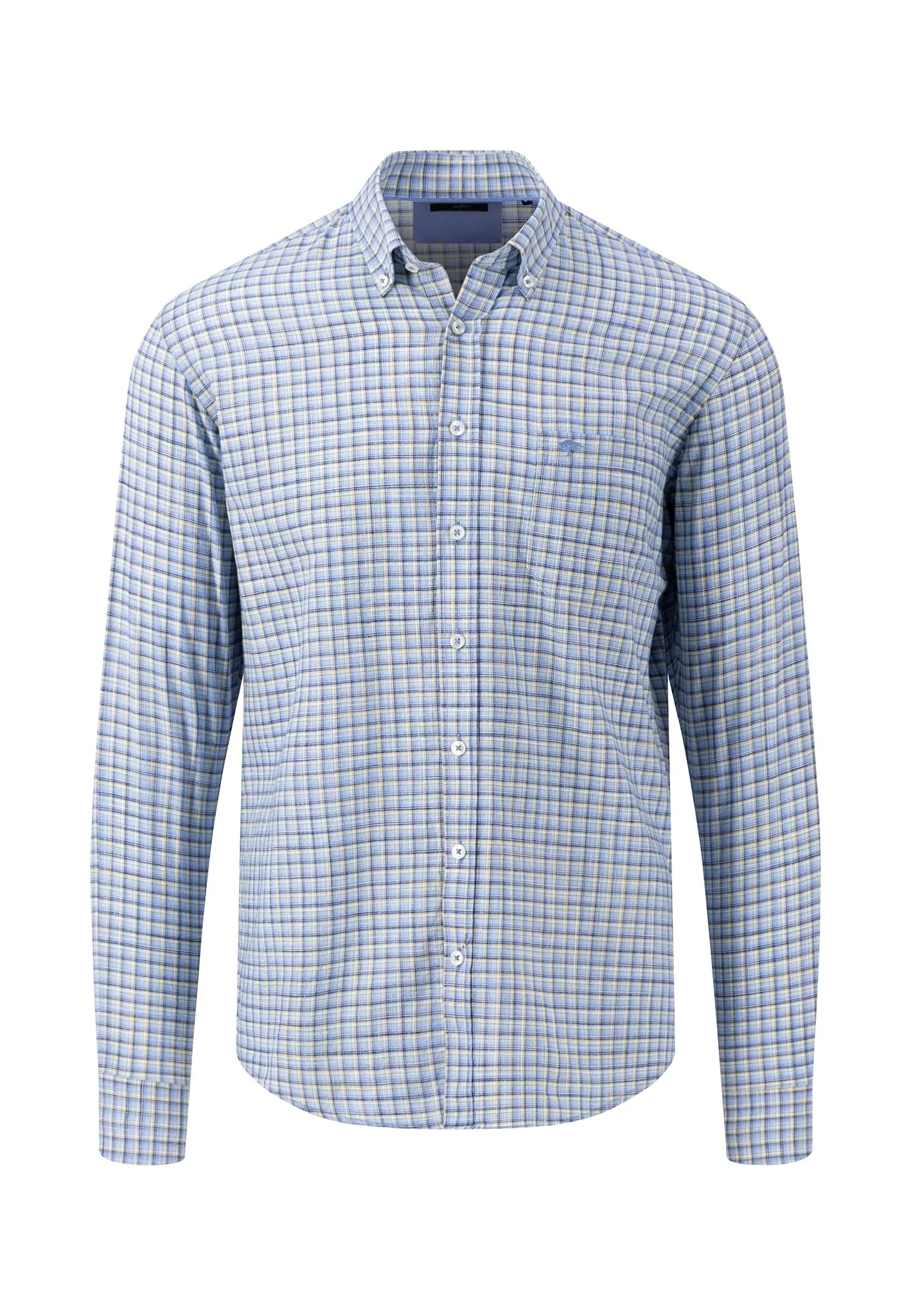 Gemustertes Hemd mit Button-Down-Kragen - Image 9