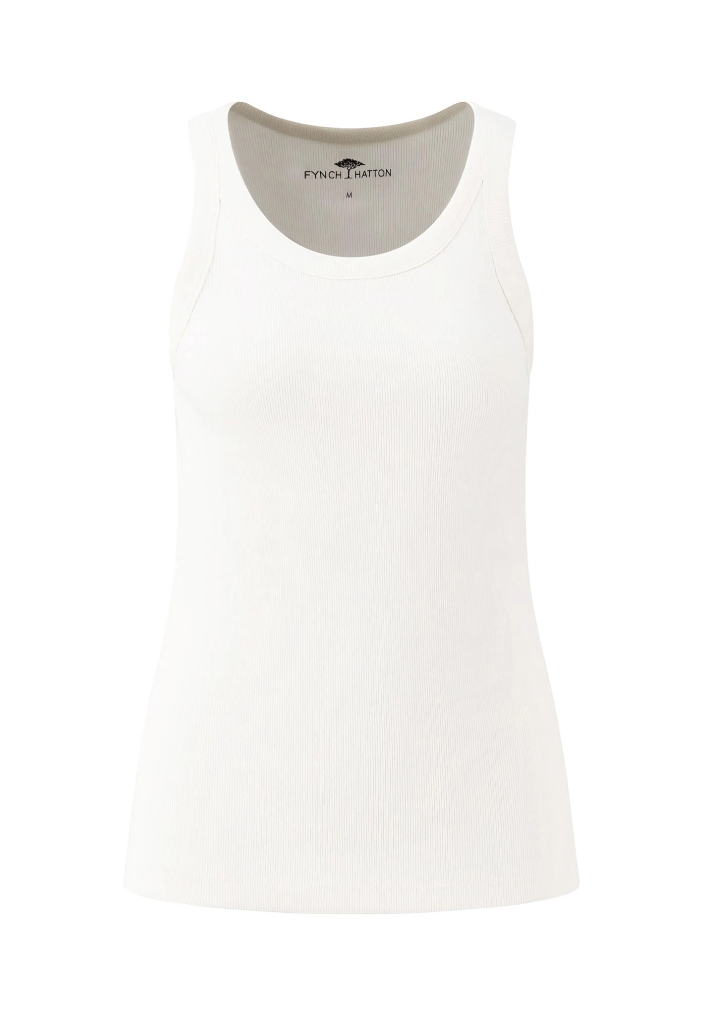 Geripptes Modern-Fit Top aus Baumwolle