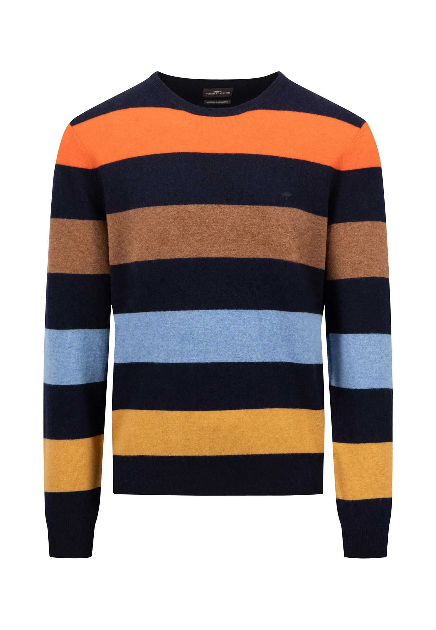 Gestreifter Pullover aus Merino-Kaschmir