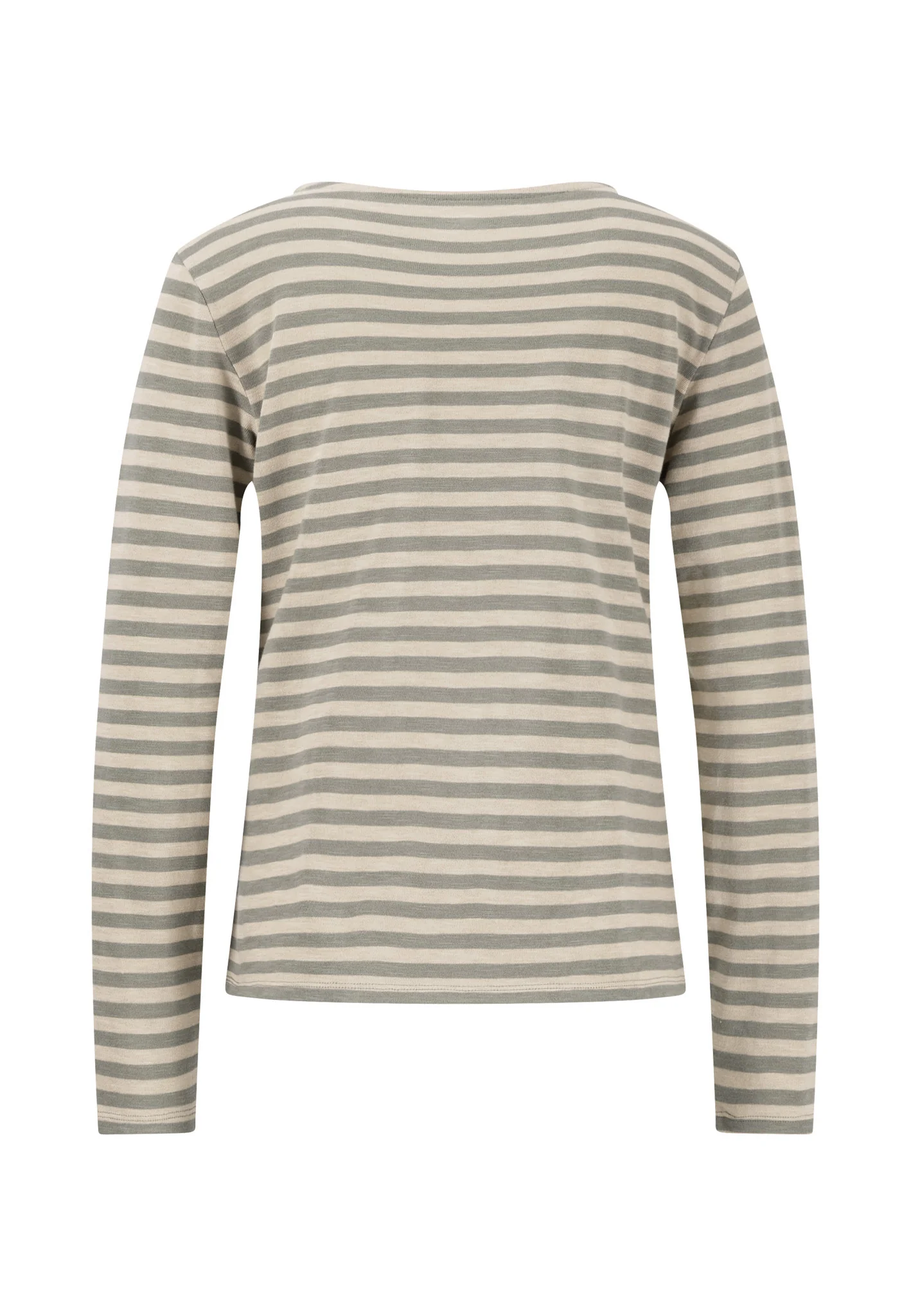 Gestreiftes Langarmshirt mit Rundhalsausschnitt - Image 10