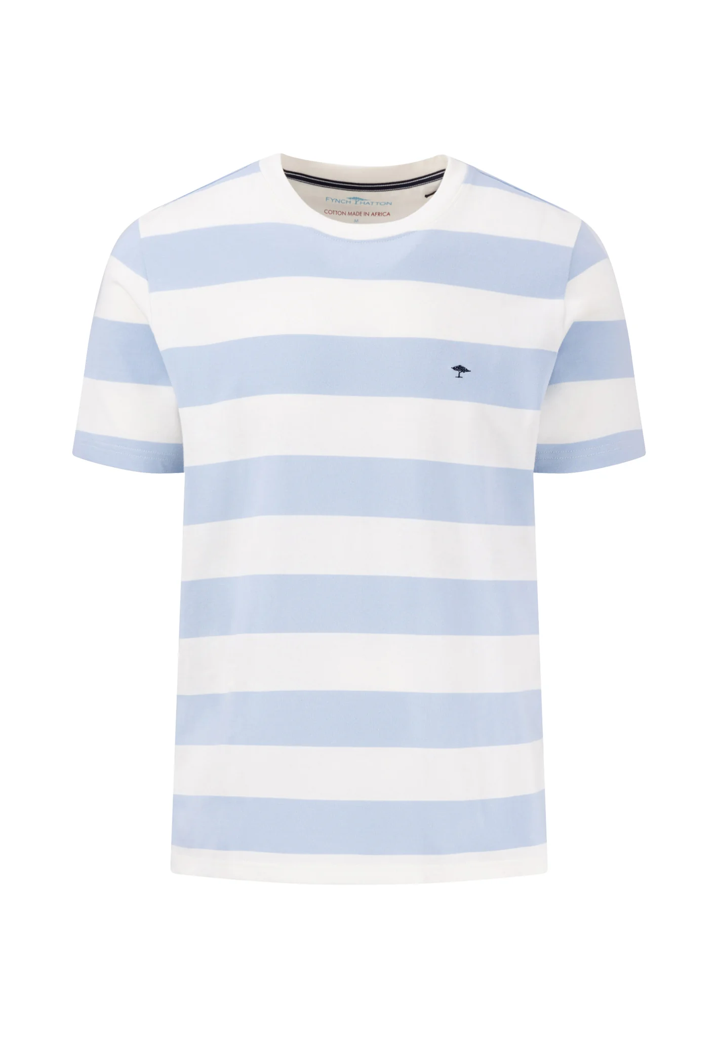 Gestreiftes T-Shirt mit farbigem Logodetail - Image 11