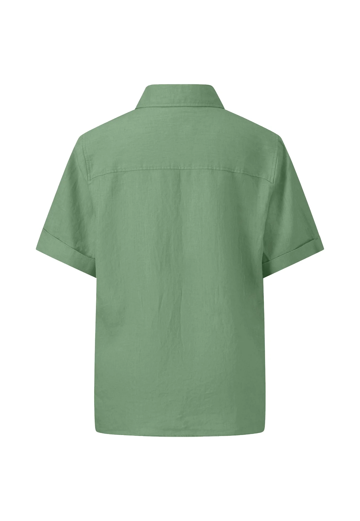 Halbarm-Bluse aus Leinen - Image 12