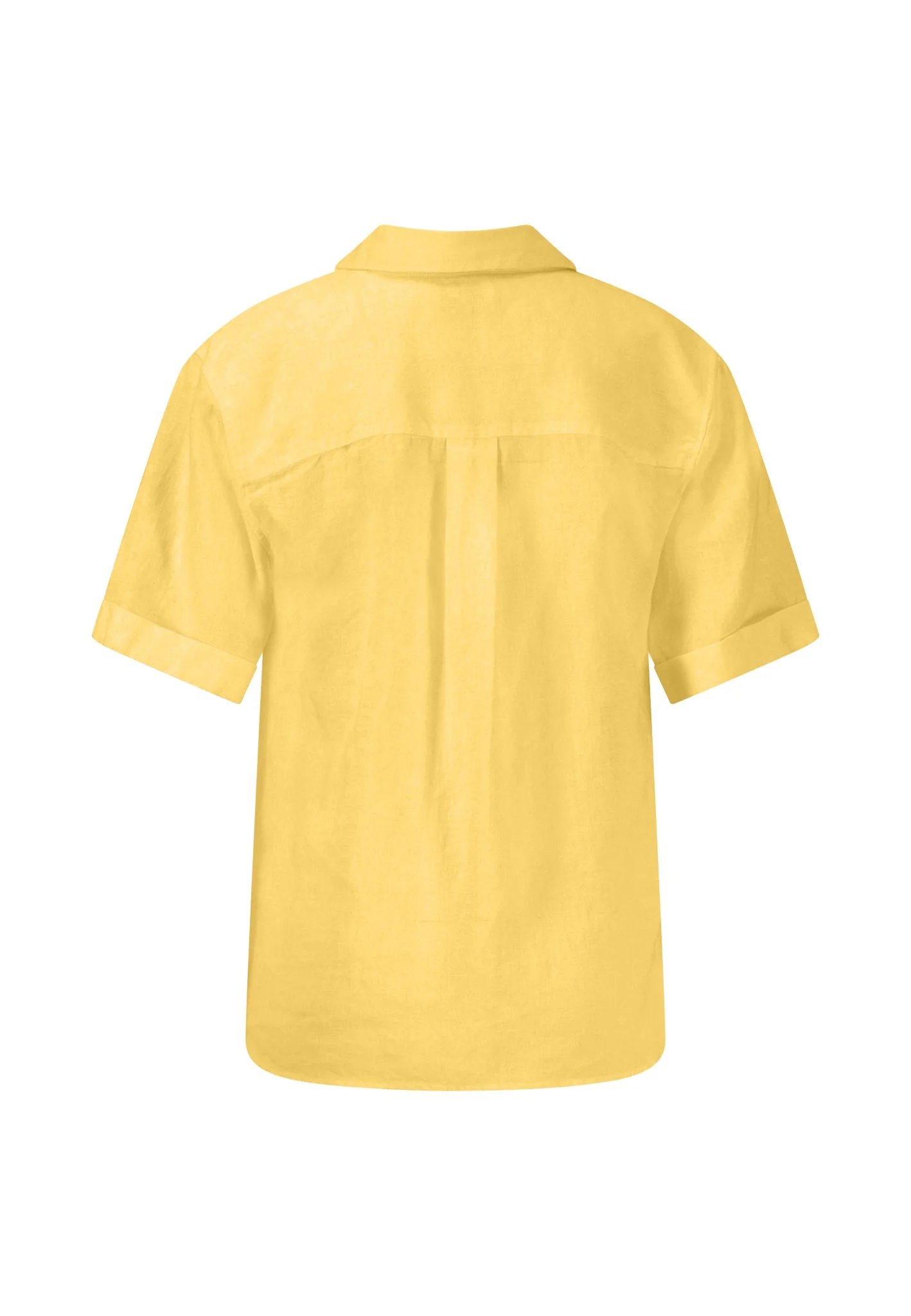 Halbarm-Bluse aus Leinenmix in Unifarben - Image 18