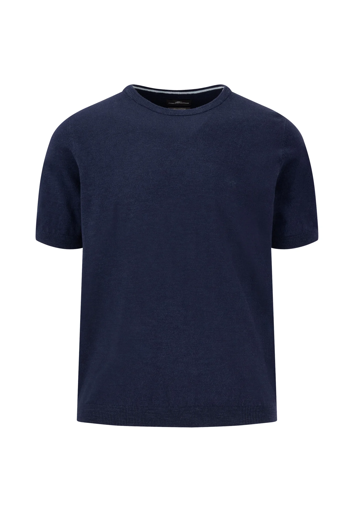 Halbarm-Pullover aus Baumwoll-Leinen-Mix mit Rundhalsausschnitt - Image 3