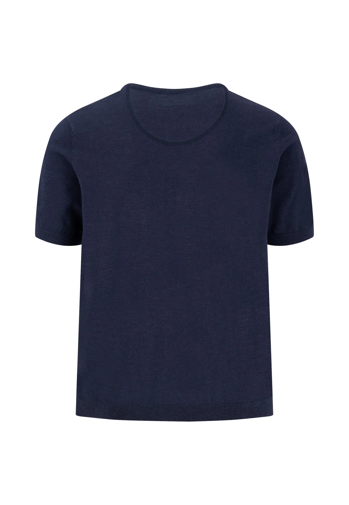 Halbarm-Pullover aus Baumwoll-Leinen-Mix mit Rundhalsausschnitt - Image 4