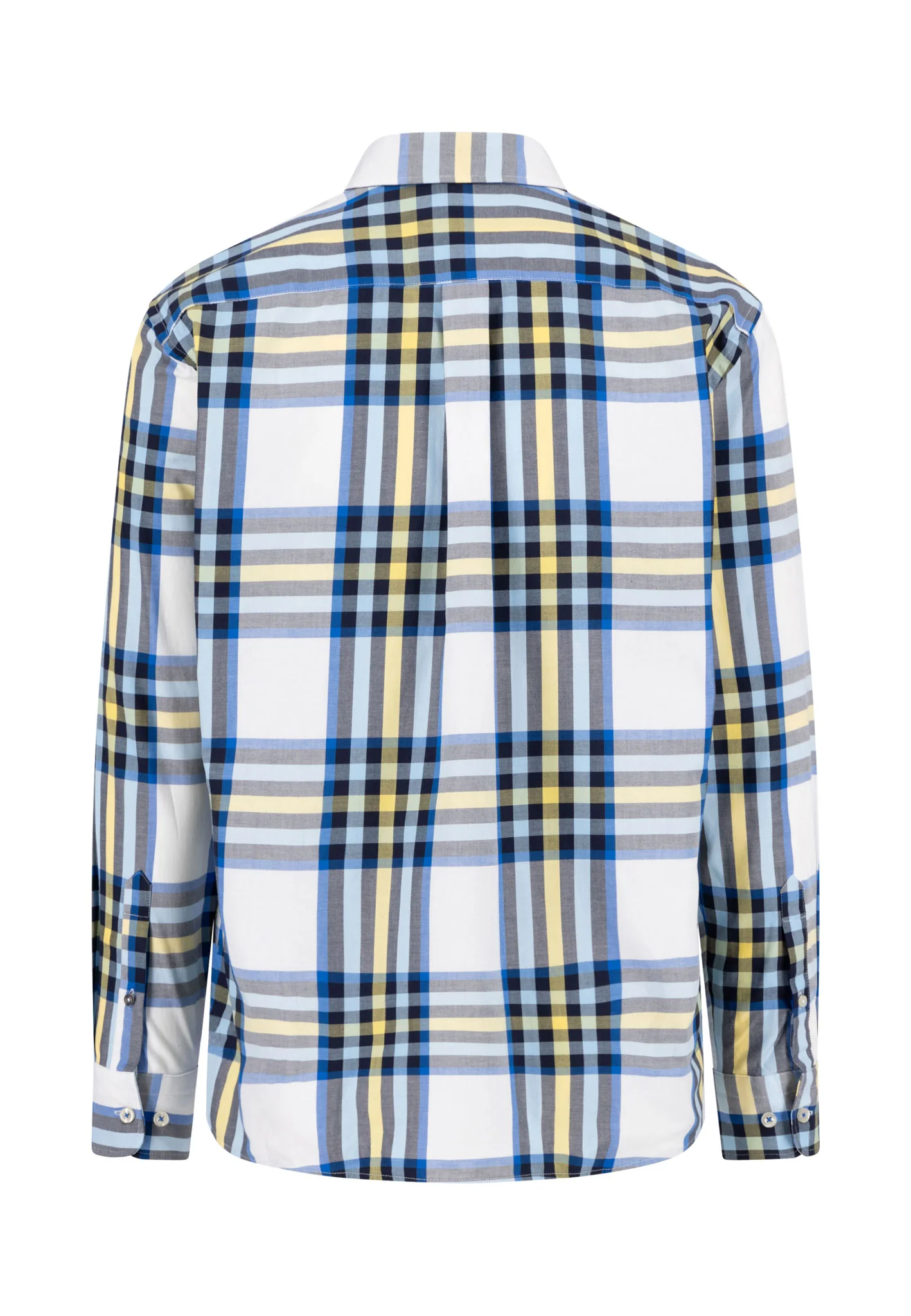 Kariertes Hemd aus Baumwolle mit Button-Down-Kragen - Image 2