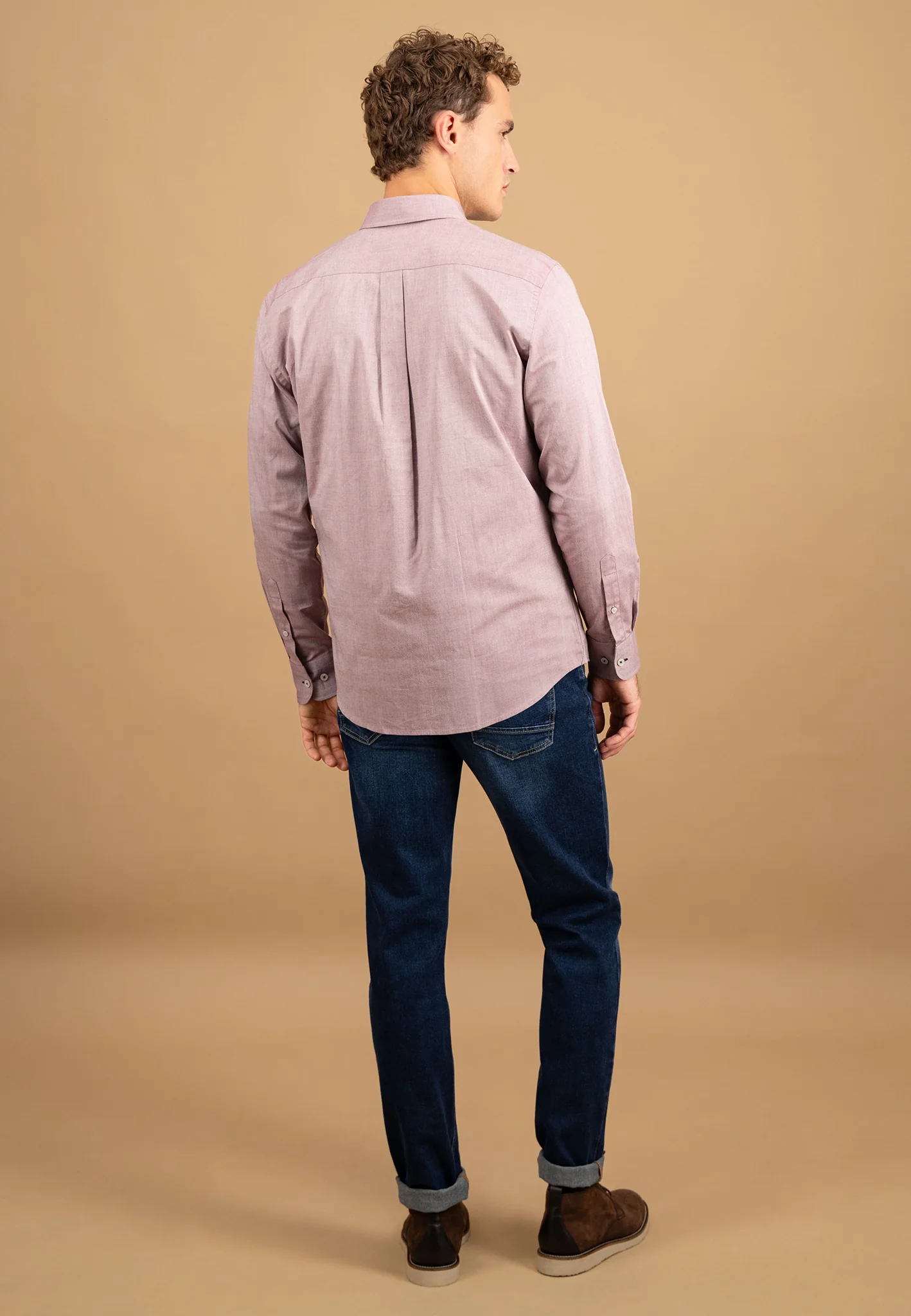 Oxfordhemd aus Baumwolle mit Brusttasche und Button-Down-Kragen - Image 3