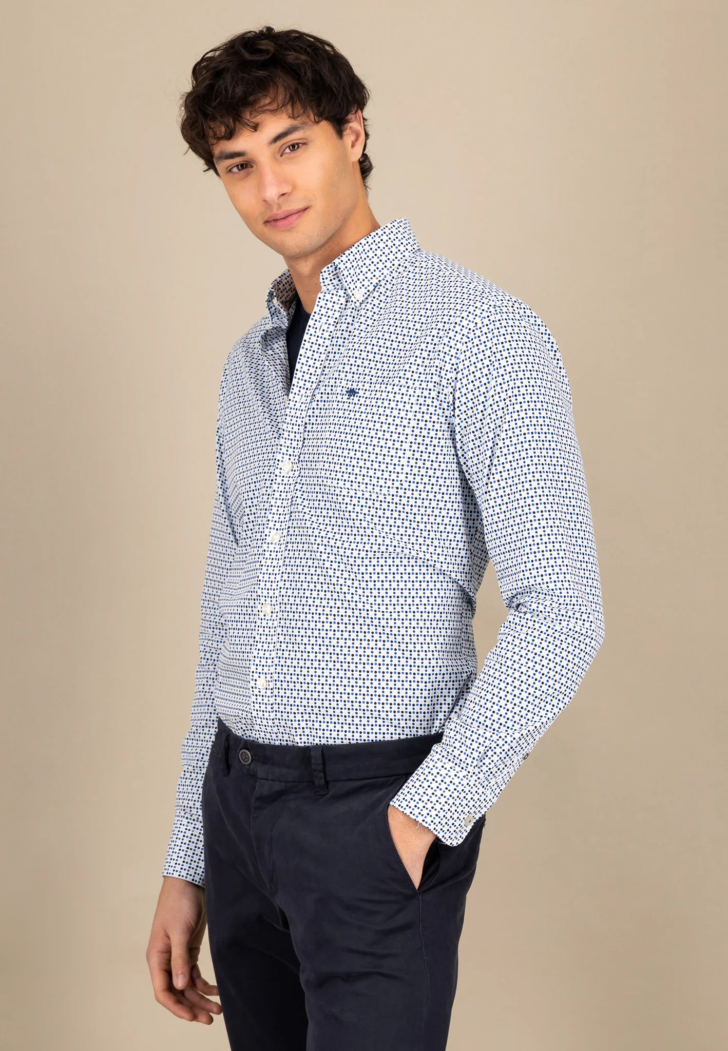Hemd aus Baumwolle mit Button-Down-Kragen - Image 7