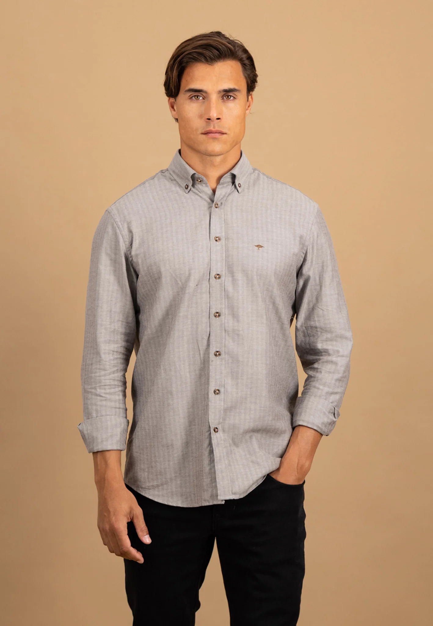 Hemd aus Baumwolle mit Button-Down-Kragen - Image 13