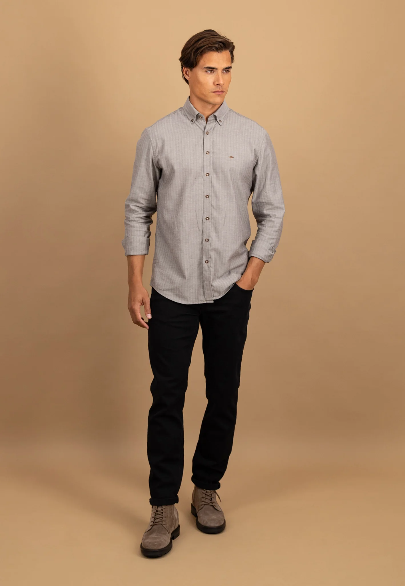 Hemd aus Baumwolle mit Button-Down-Kragen - Image 16
