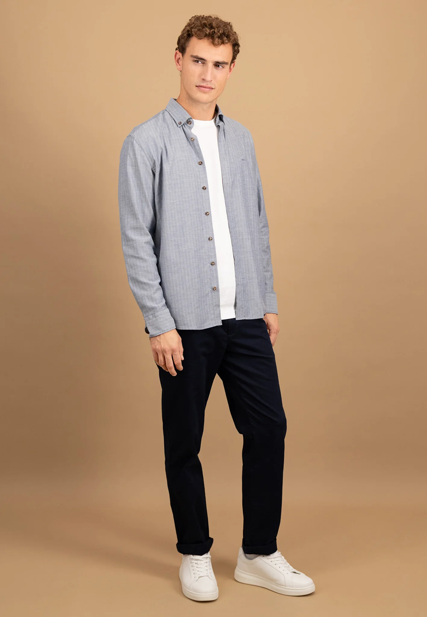 Hemd aus Baumwolle mit Button-Down-Kragen - Image 2