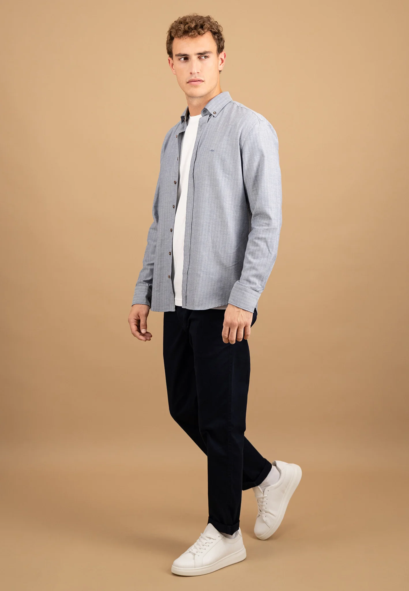 Hemd aus Baumwolle mit Button-Down-Kragen - Image 4