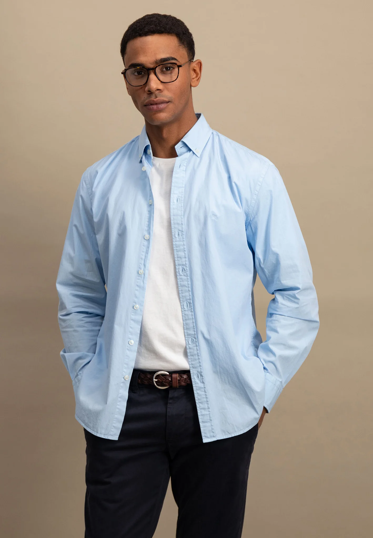 Hemd aus Baumwolle mit Button-Down-Kragen - Image 3