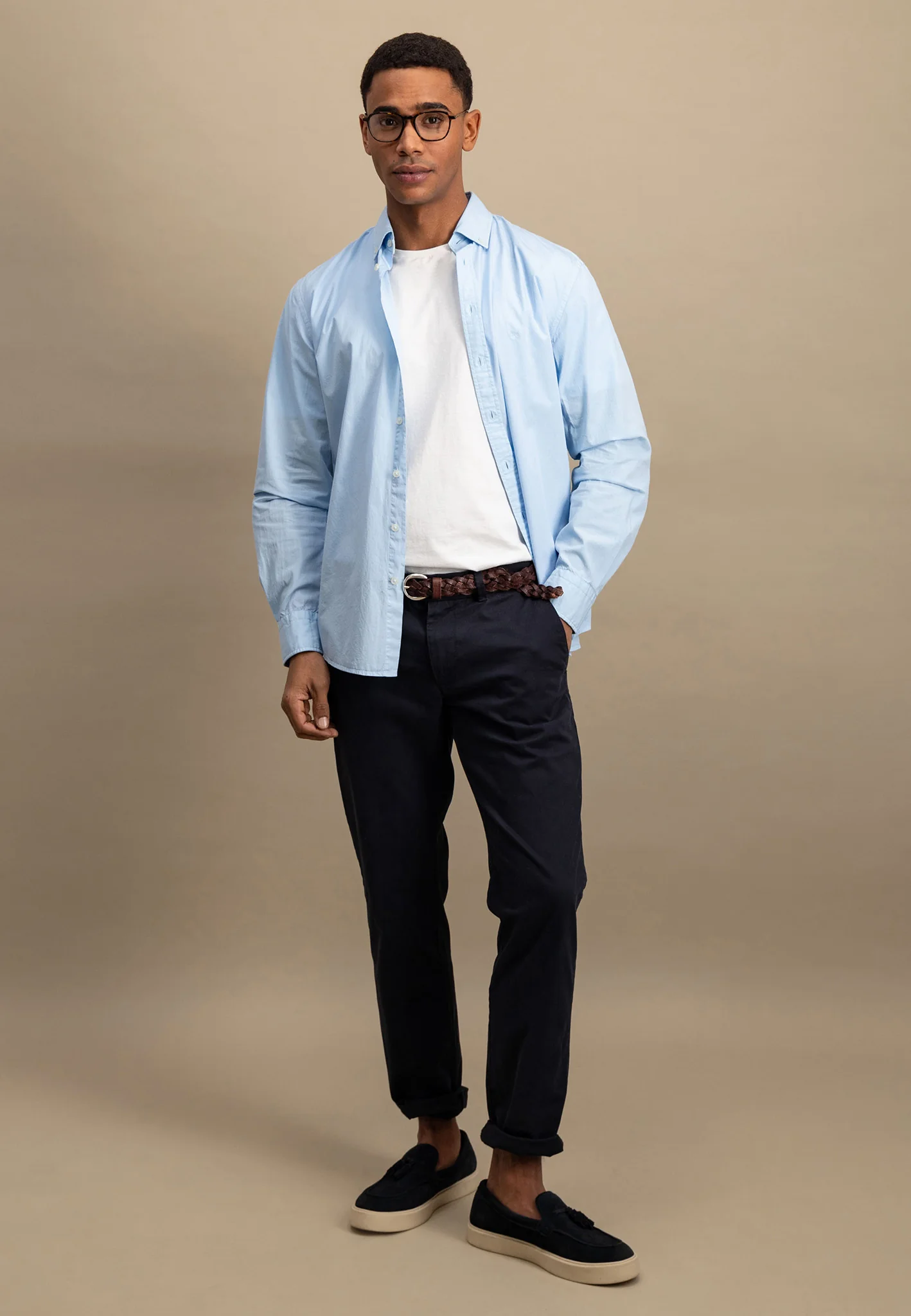 Hemd aus Baumwolle mit Button-Down-Kragen - Image 4