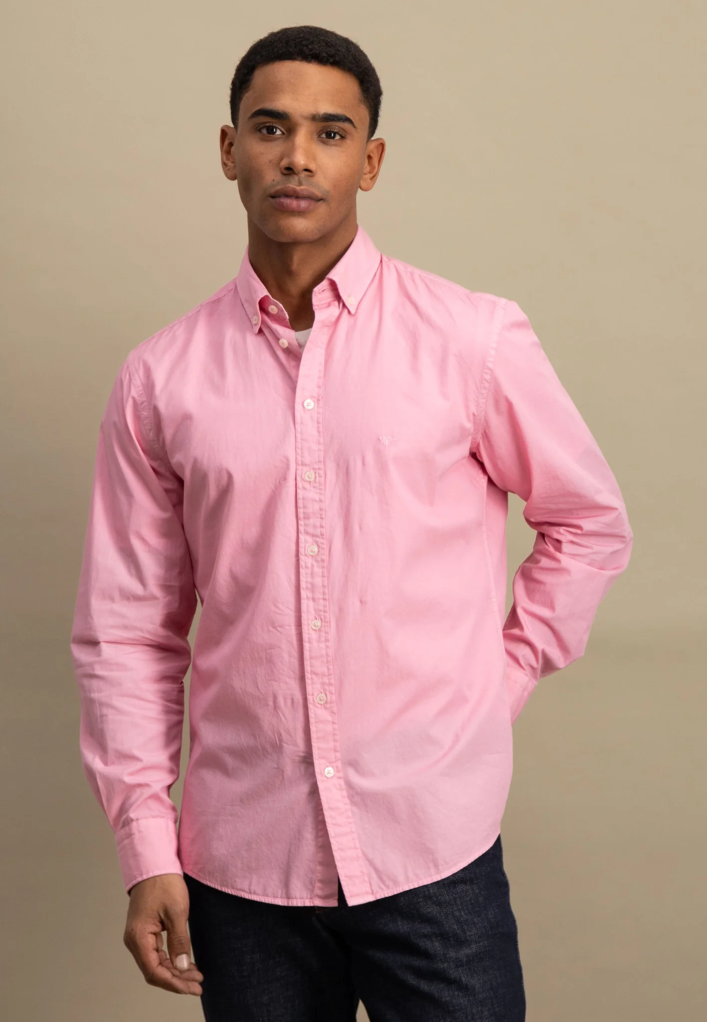 Hemd aus Baumwolle mit Button-Down-Kragen - Image 9