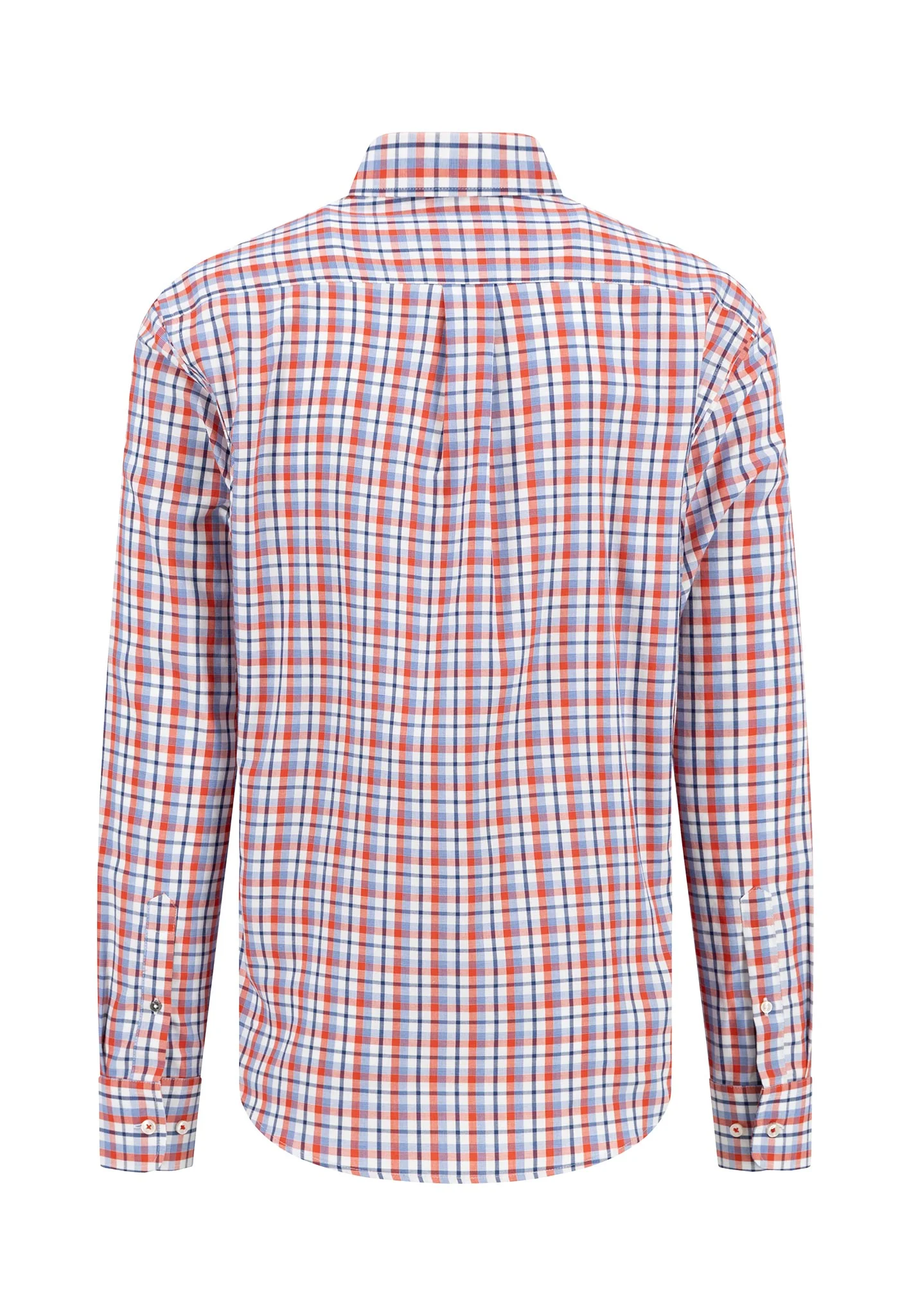 Kariertes Hemd aus Baumwolle mit Button-Down-Kragen - Image 5