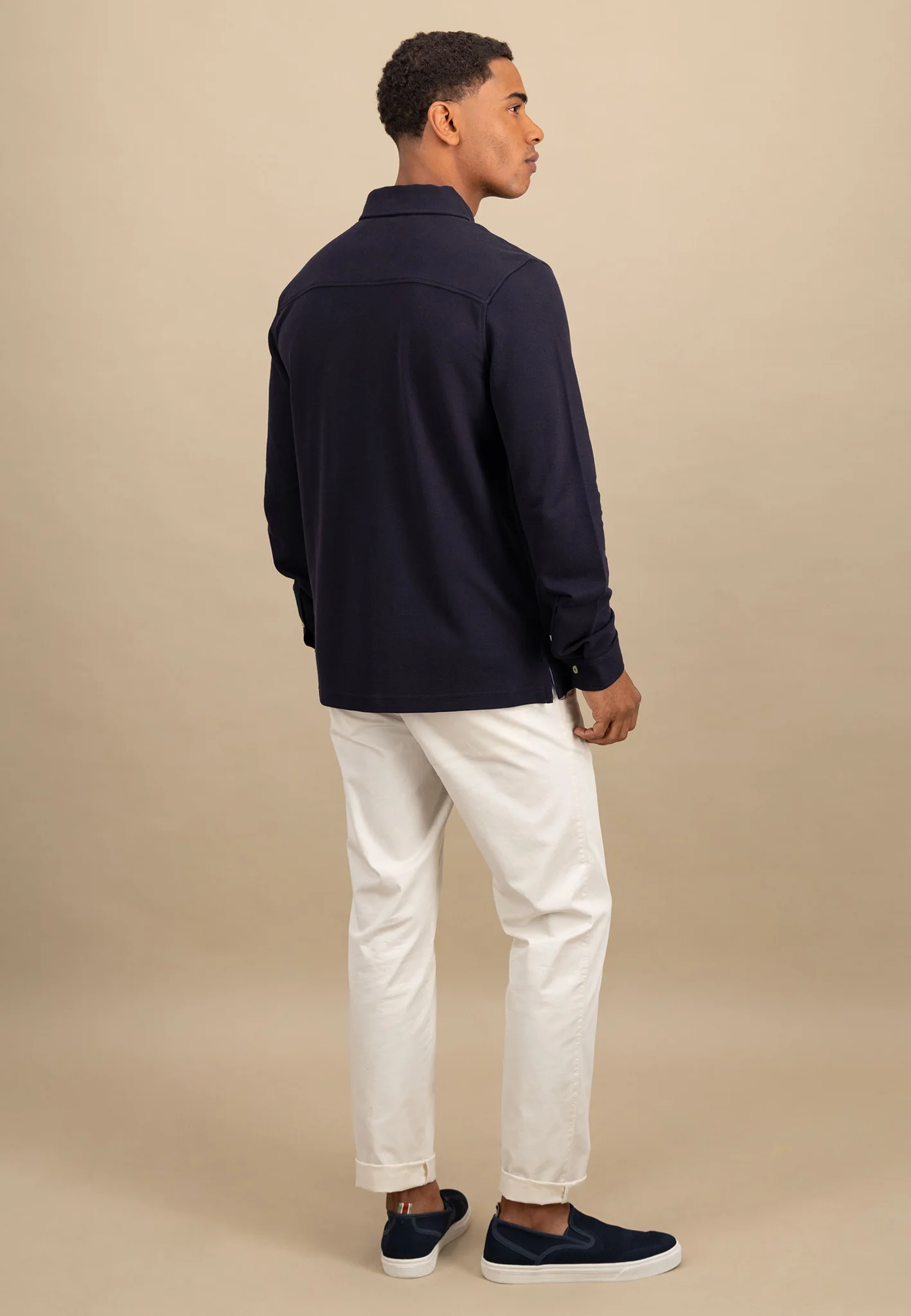 Piqué-Hemd mit Button-Down-Kragen - Image 3
