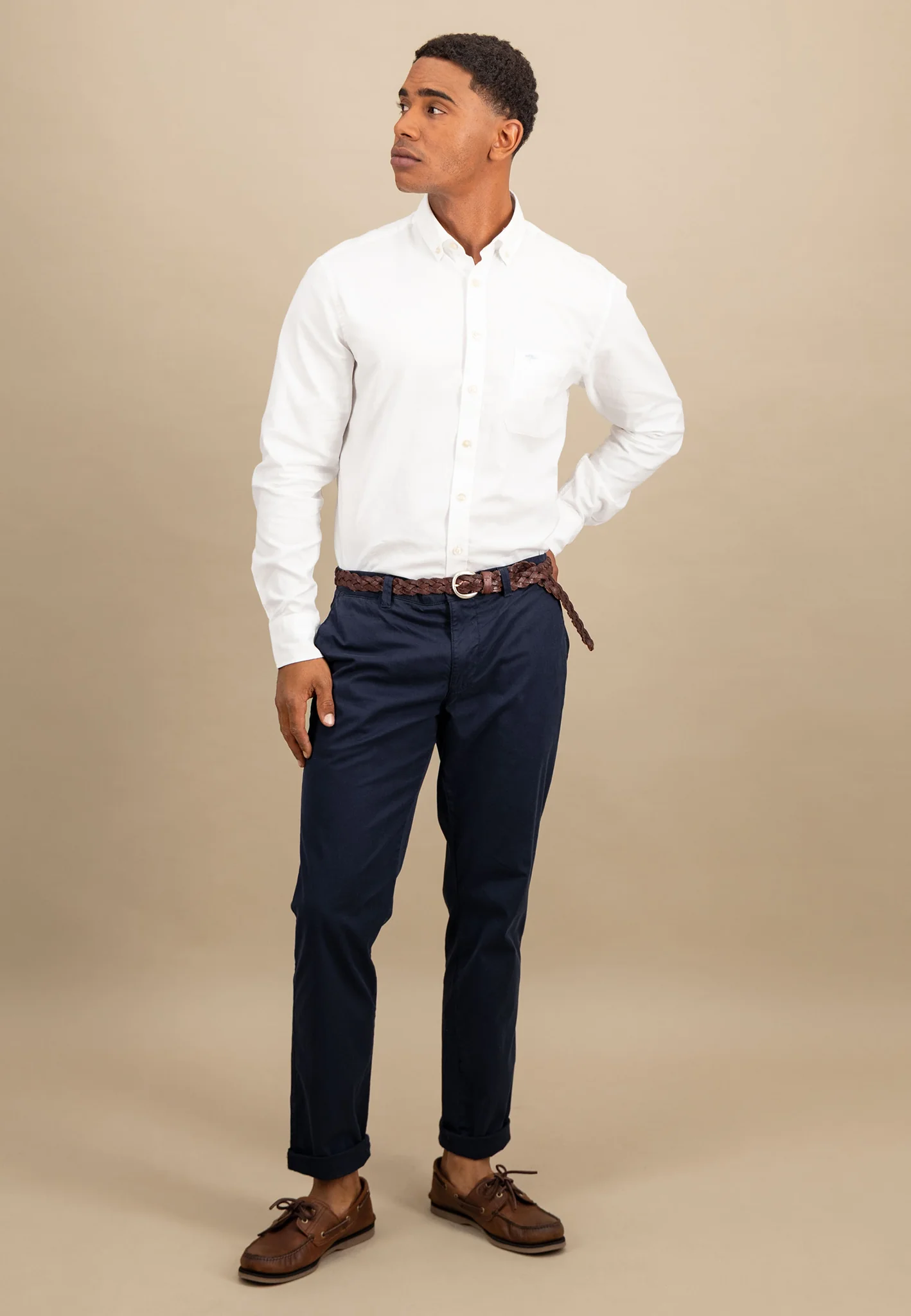 Hemd aus Baumwolle mit Button-Down-Kragen - Image 4