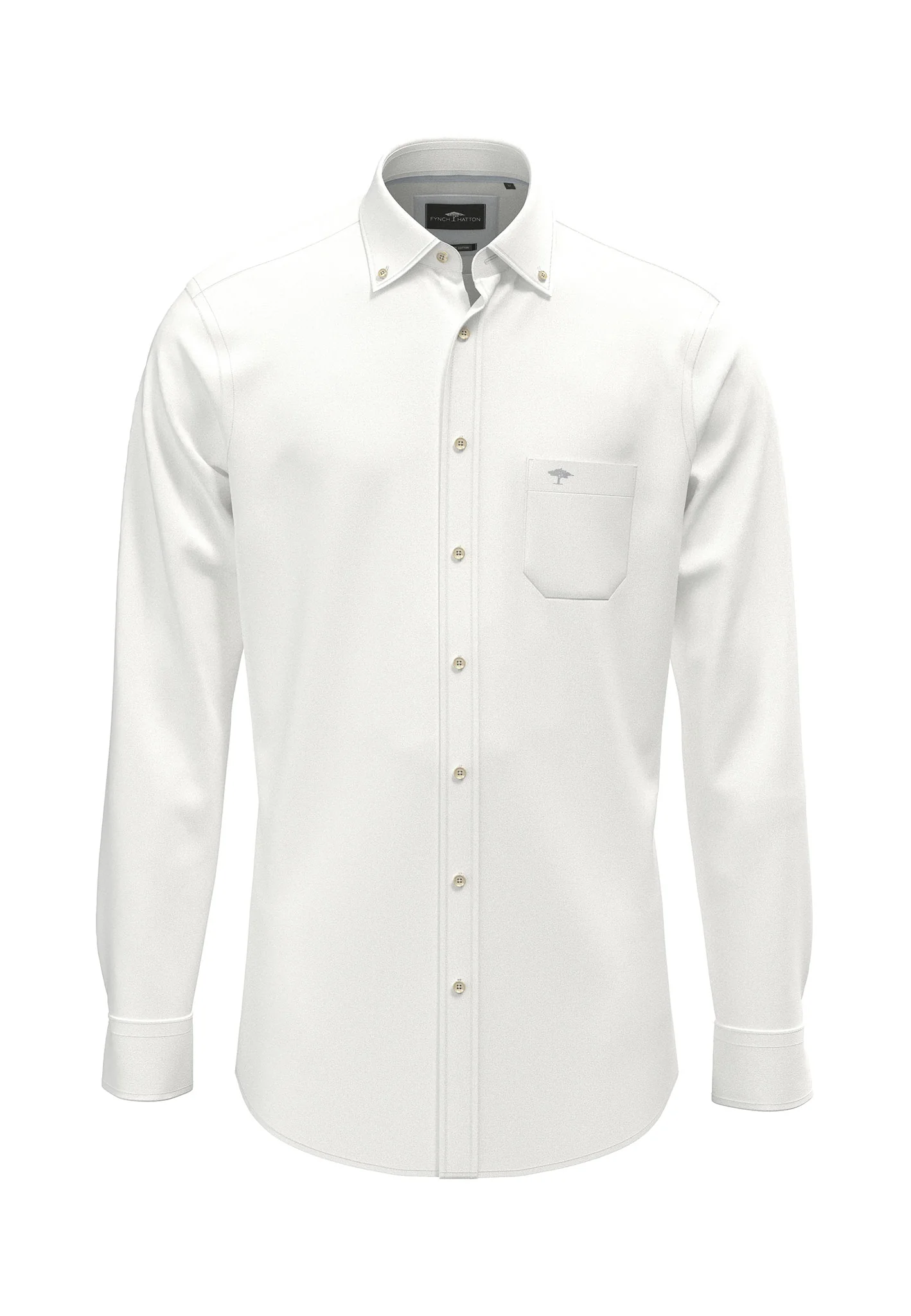 Hemd aus Baumwolle mit Button-Down-Kragen - Image 5