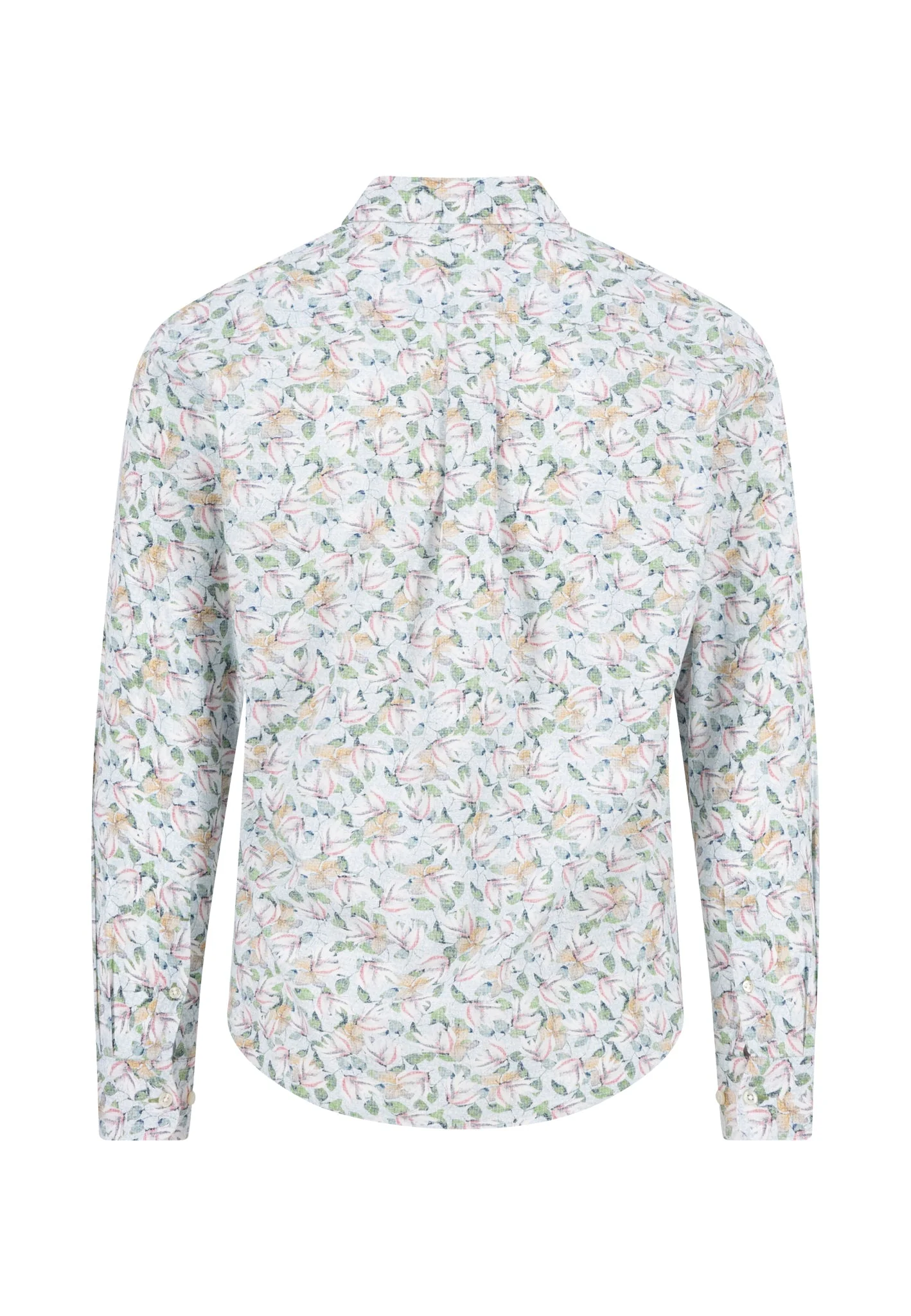 Hemd aus Baumwolle mit Button-Down-Kragen und floralem Muster - Image 6