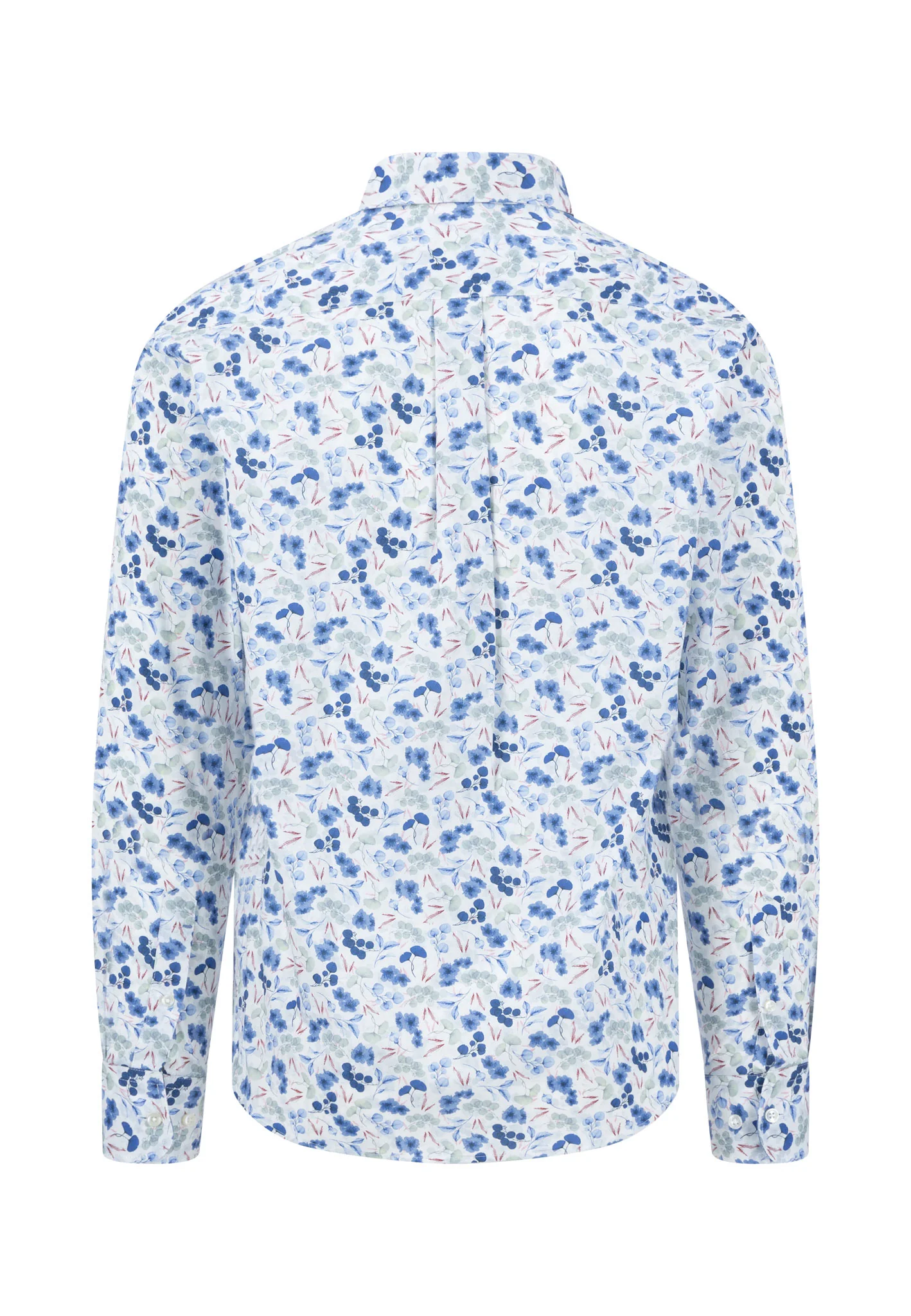 Hemd aus Baumwolle mit Button-Down-Kragen und floralem Print - Image 6
