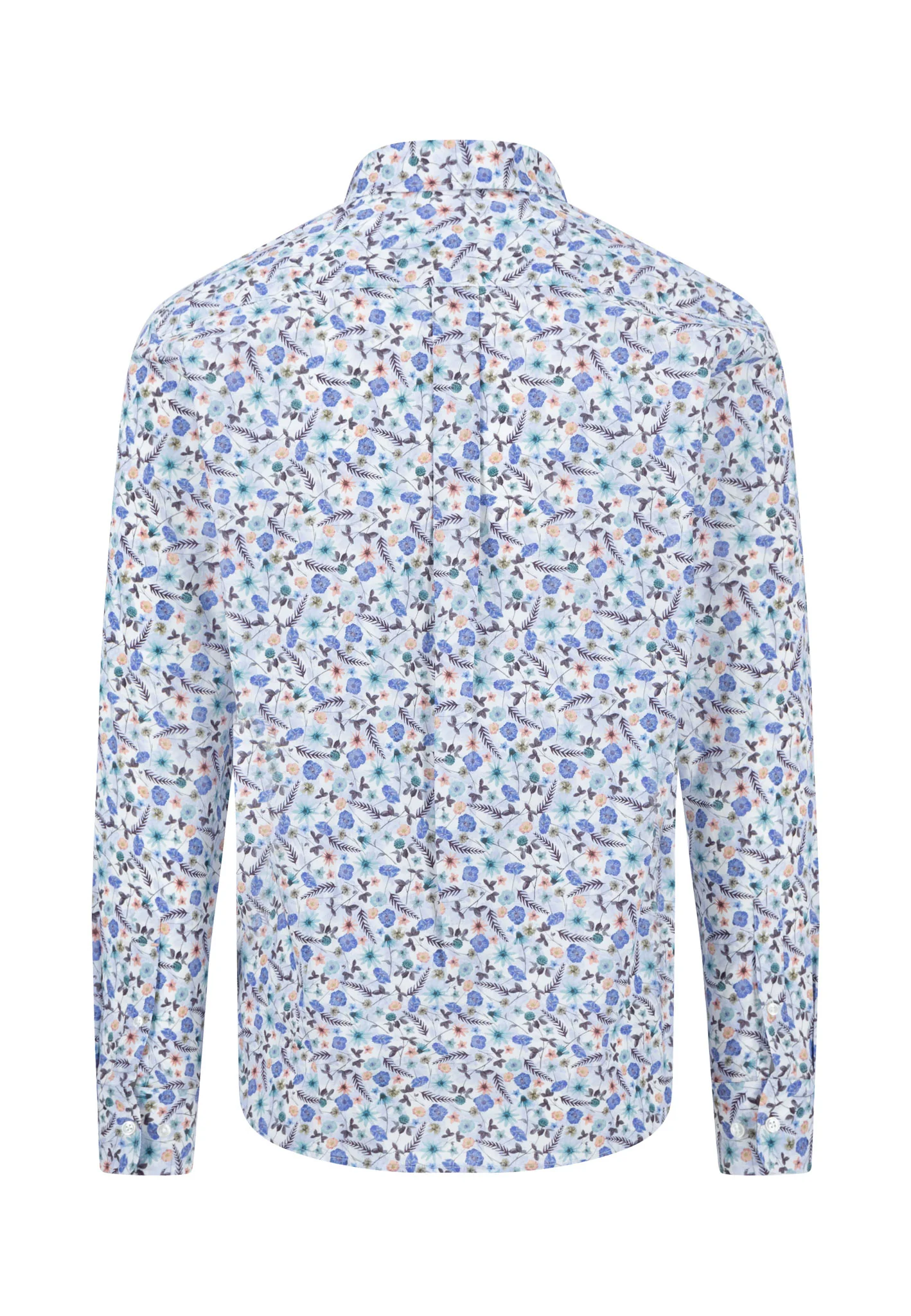 Hemd aus Baumwolle mit Button-Down-Kragen und floralem Print - Image 8