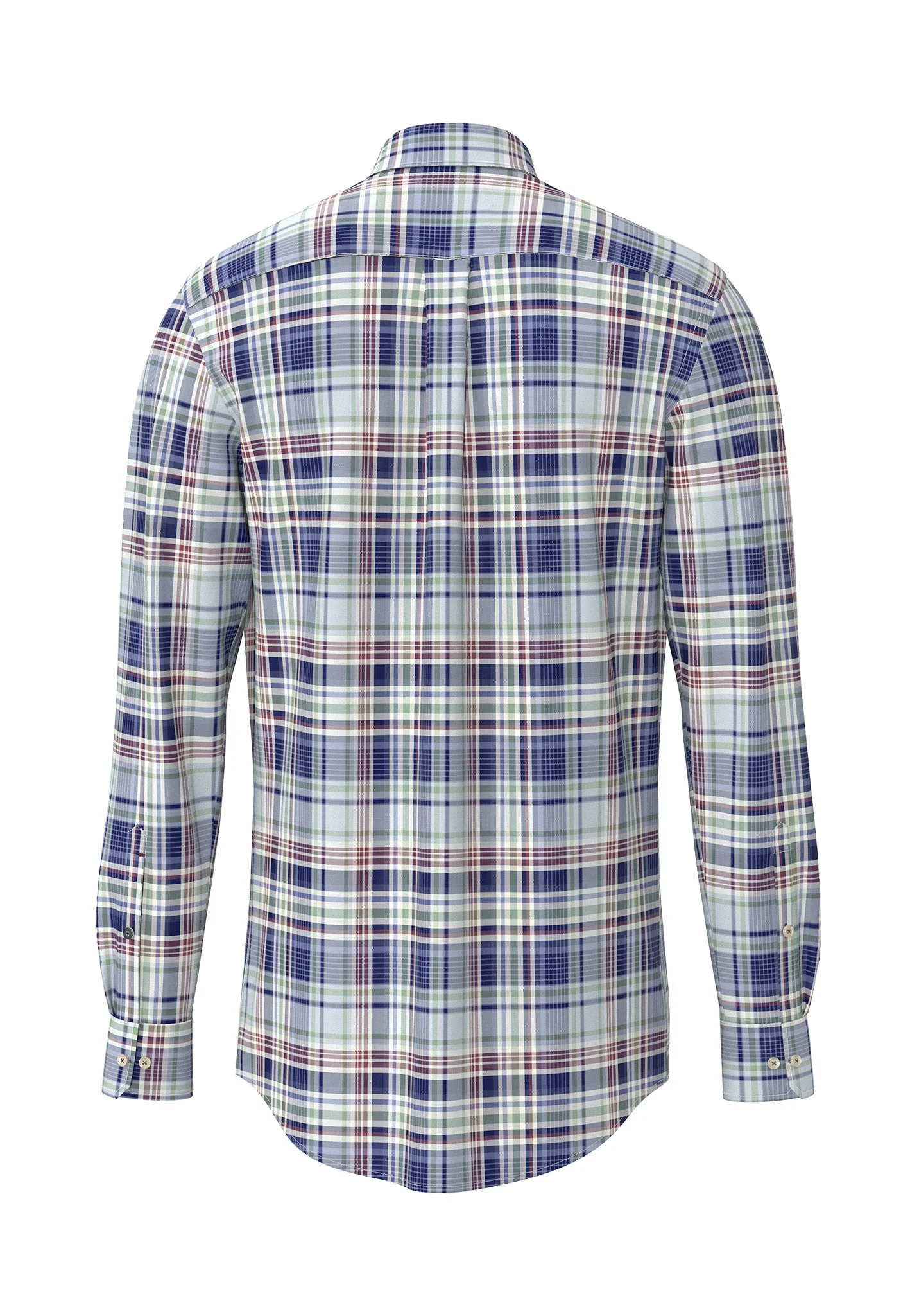 Oxfordhemd aus Baumwolle mit farbigem Karomuster und Button-Down-Kragen - Image 6