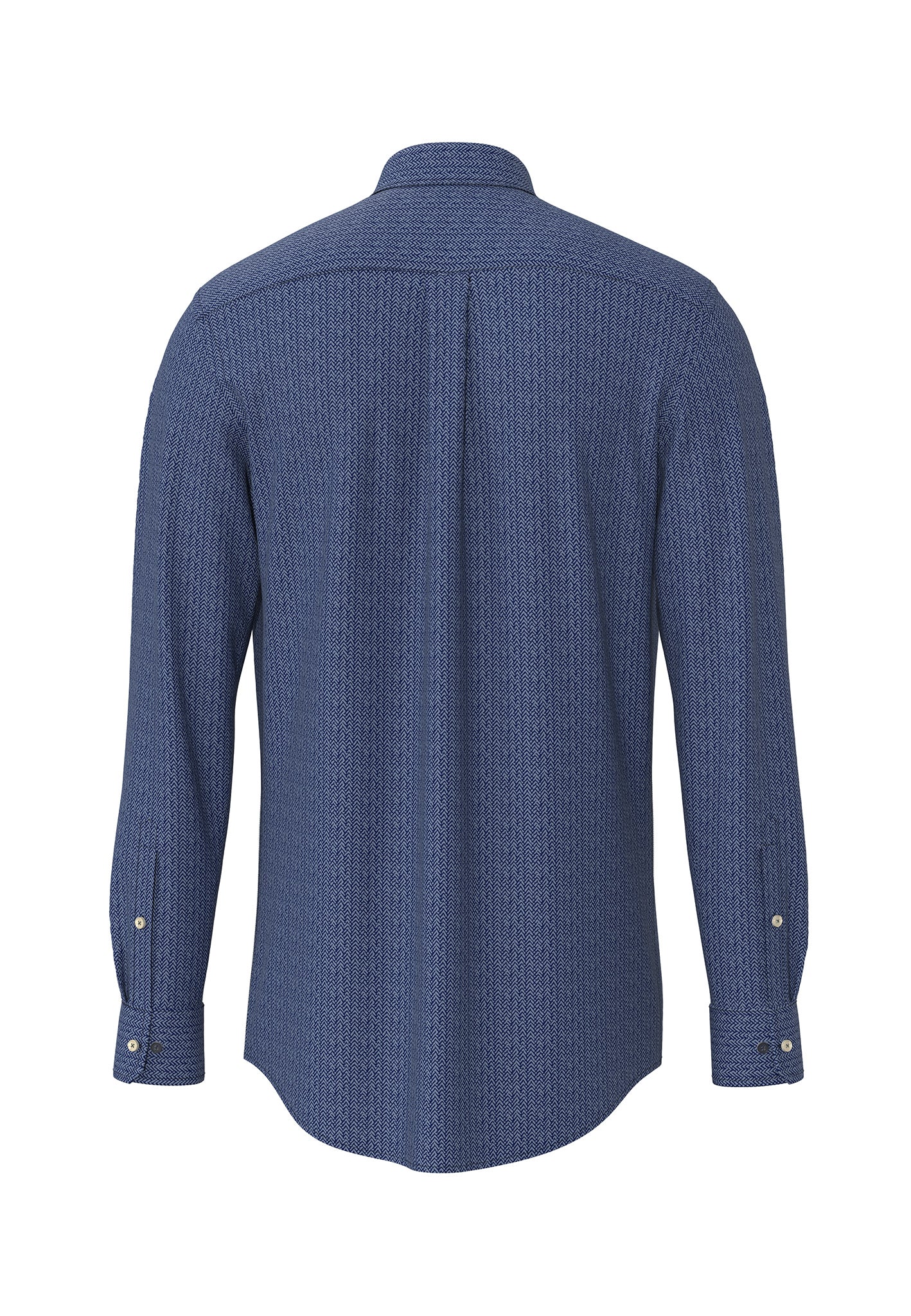 Hemd aus Baumwolle mit feinem Allover-Print und Button-Down-Kragen - Image 2