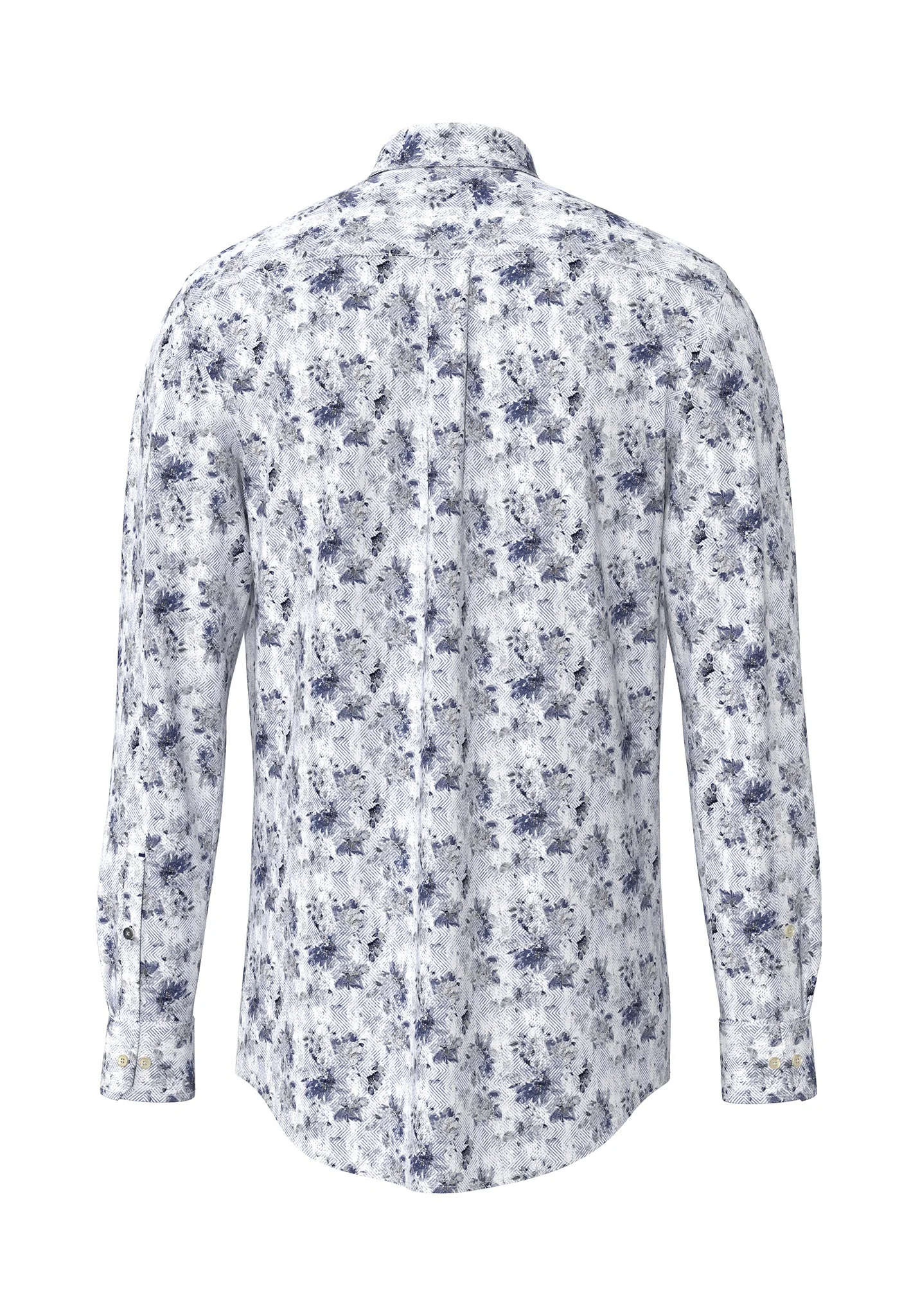 Hemd aus Baumwolle mit floralem Allover-Print und Button-Down-Kragen - Image 6