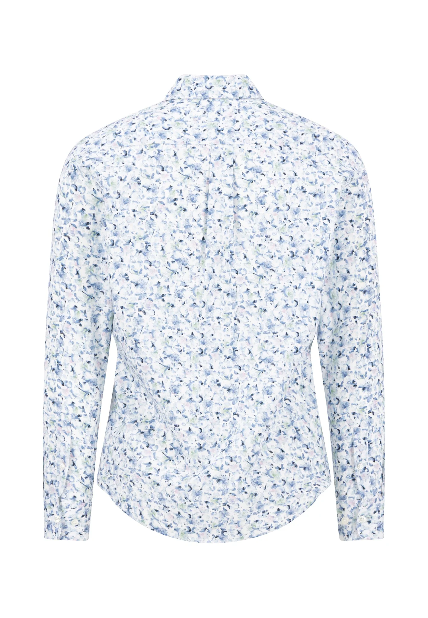 Hemd aus Baumwolle mit floralem Allover-Print und Button-Down-Kragen - Image 2