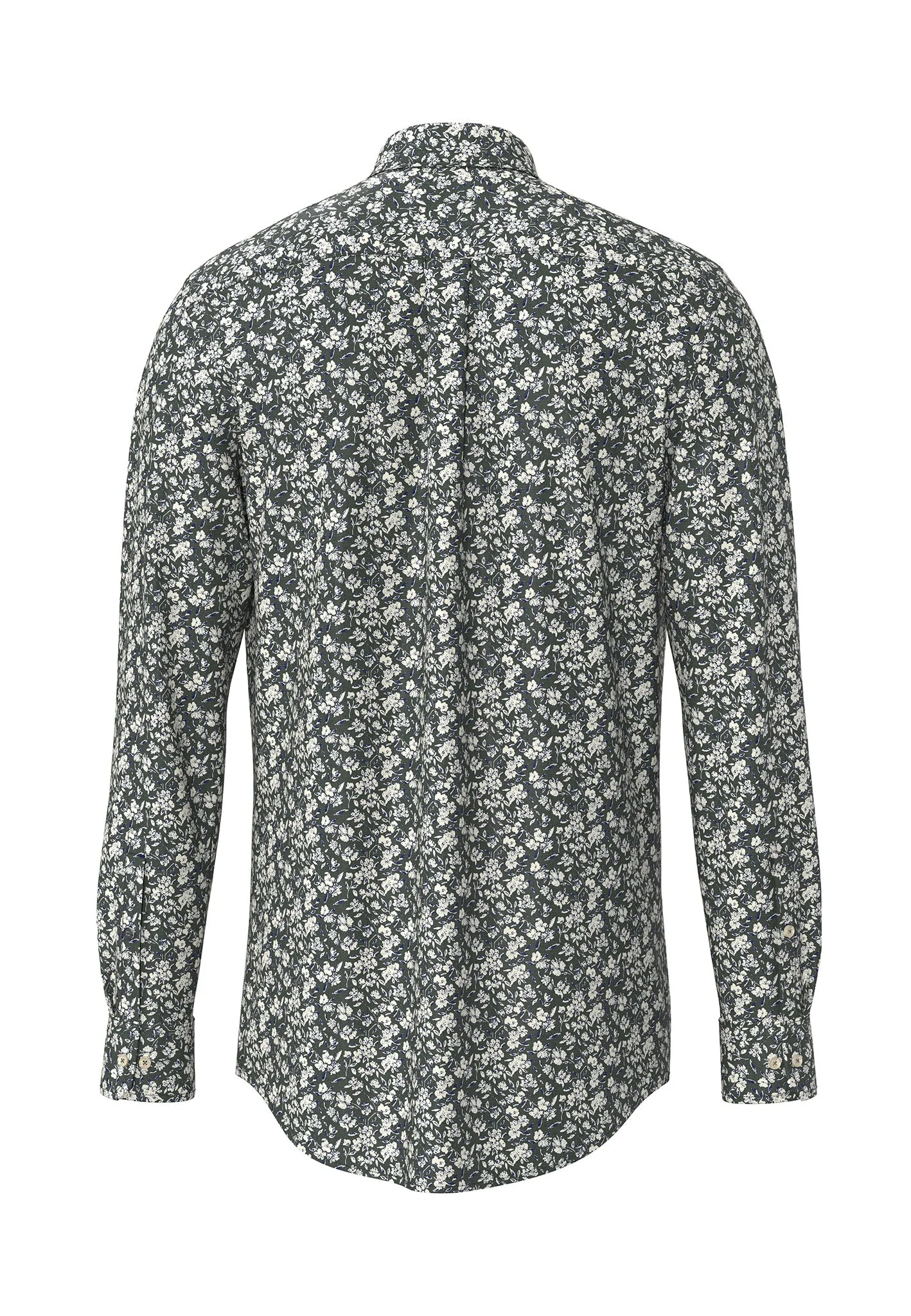 Hemd aus Baumwolle mit floralem Allover-Print und Button-Down-Kragen - Image 6